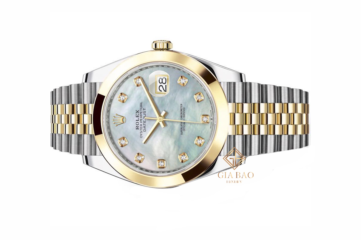 Đồng Hồ Rolex Datejust 41 126303 Mặt Số Vỏ Trai