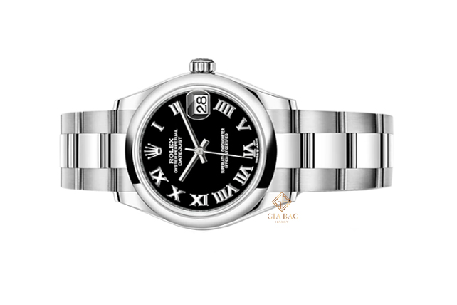 Đồng Hồ Rolex Datejust 31 278240 Mặt Số Đen Cọc Số La Mã Dây Đeo Oyster