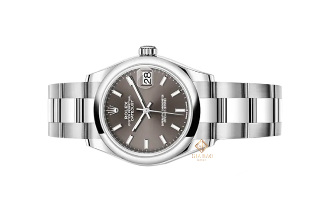 Đồng Hồ Rolex Datejust 31 278240 Mặt Số Xám Cọc Dạ Quang Dây Đeo Oyster