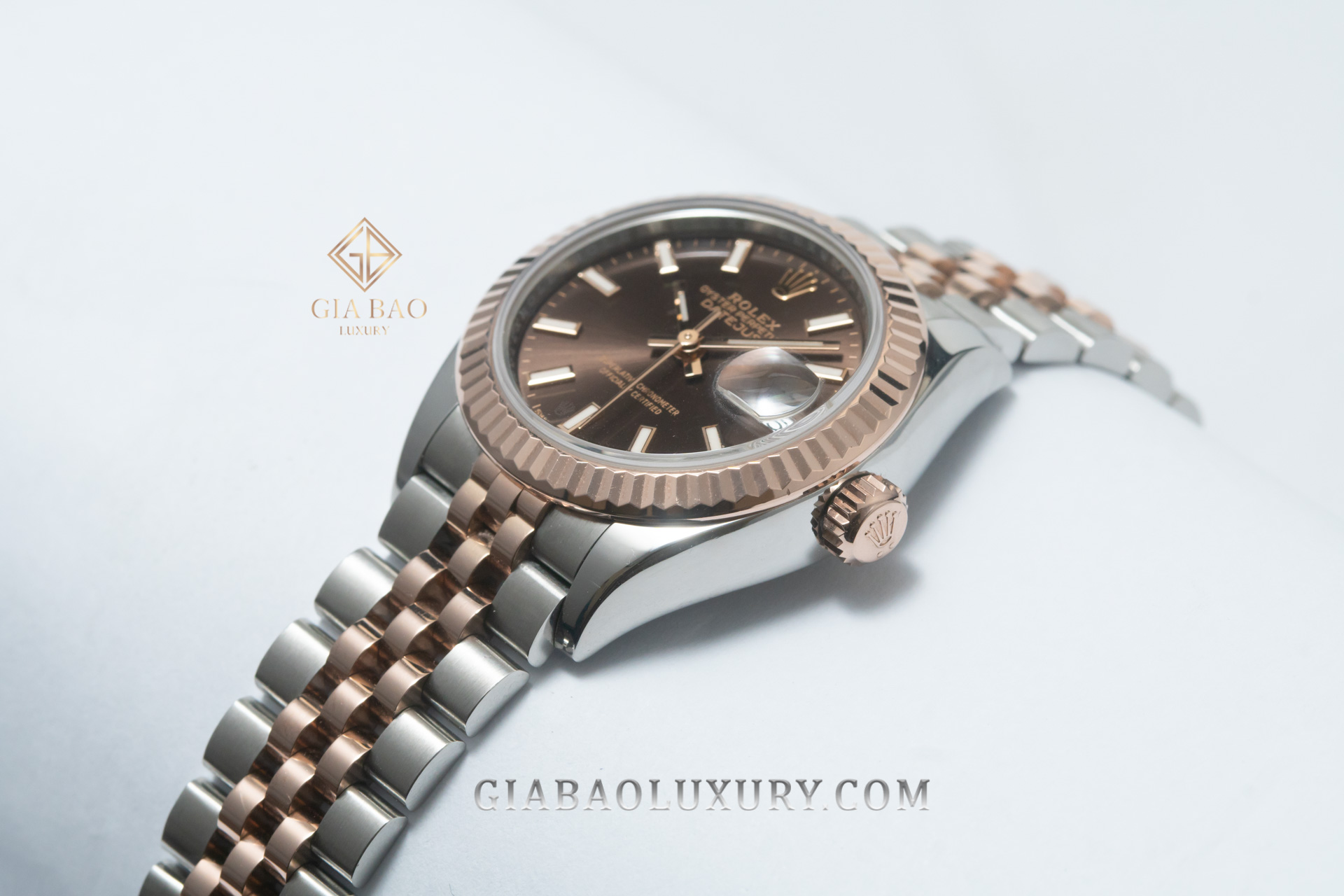 Đồng Hồ Rolex Lady-Datejust 279171 Mặt Số Chocolate Cọc Số Dạ Quang (Like New)