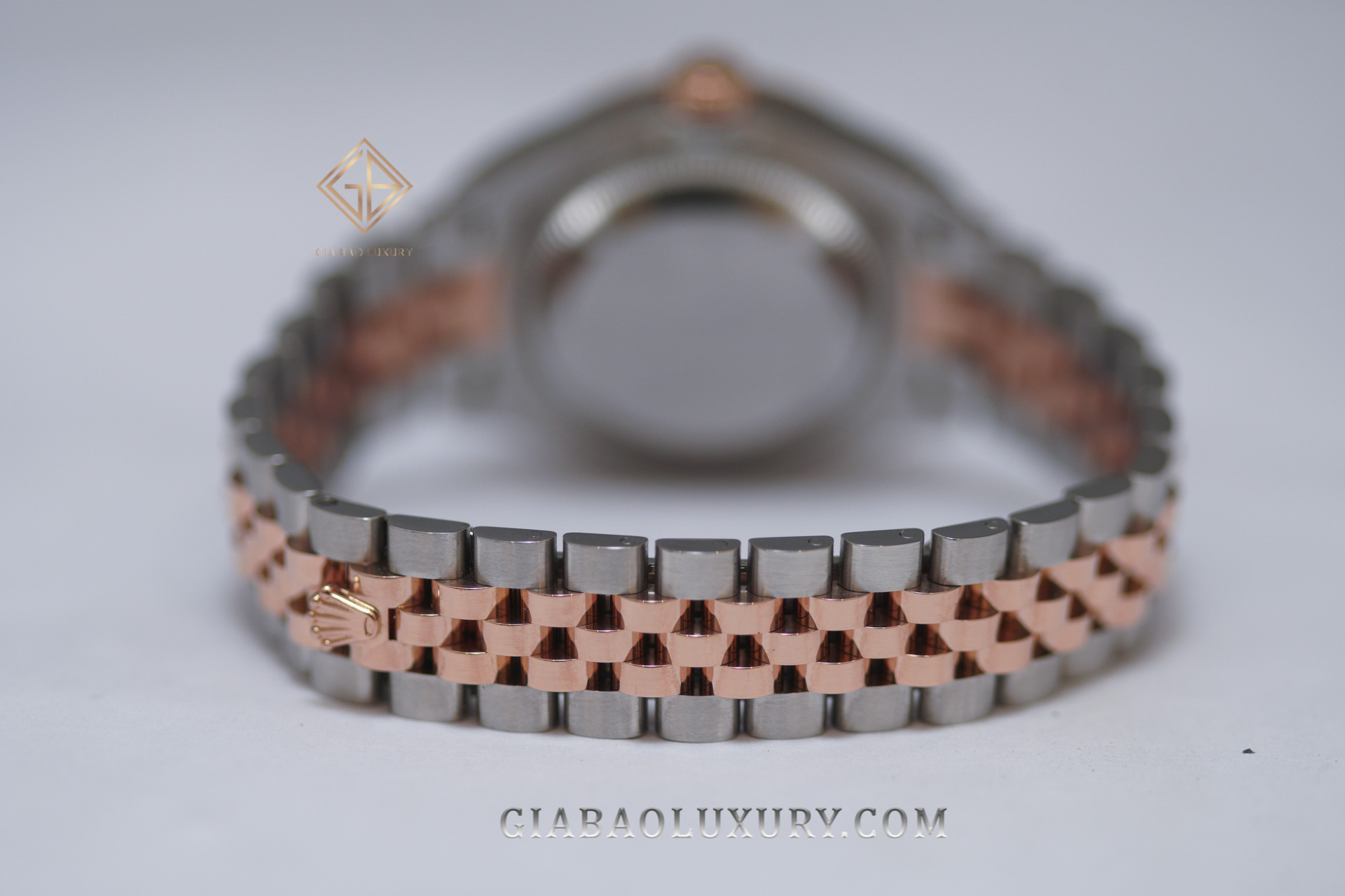 Đồng Hồ Rolex Lady-Datejust 279381RBR Mặt Số Chocolate Cọc Số Sao Nạm Kim Cương