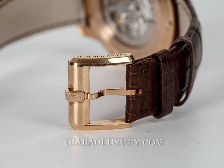 Đồng Hồ Harry Winston Midnight Moon Phase Automatic 42mm MIDAMP42RR001