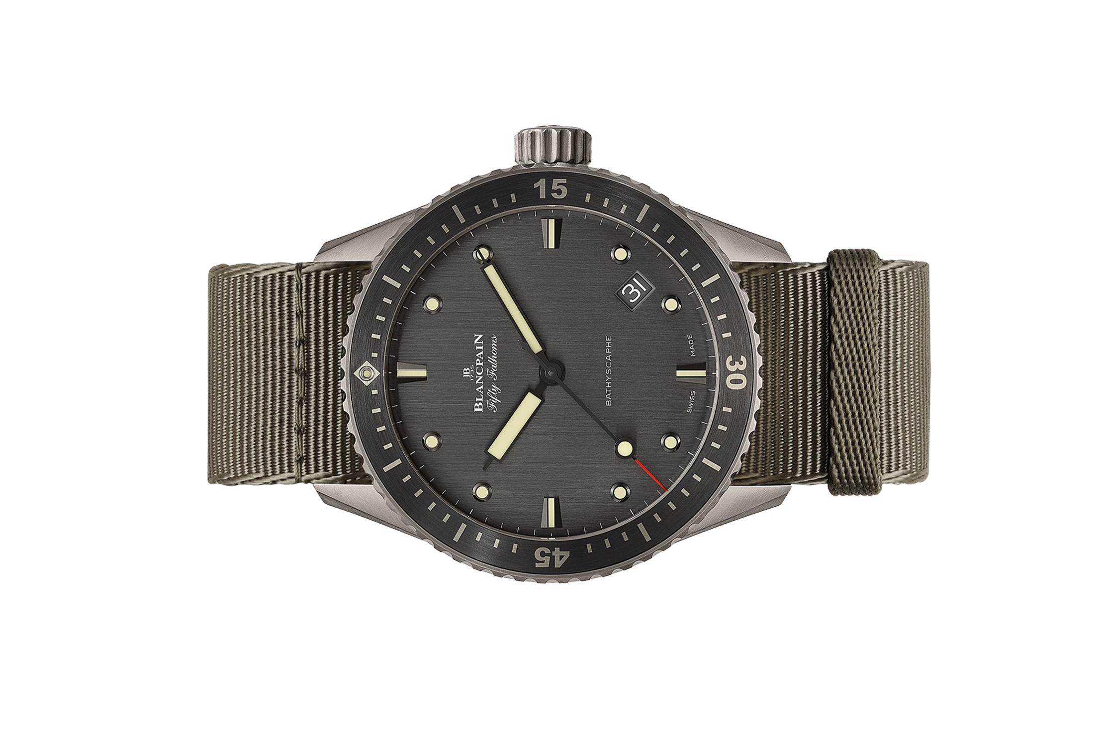 Đồng Hồ Blancpain Fifty Fathoms Bathyscaphe 5000-1210-NAGA