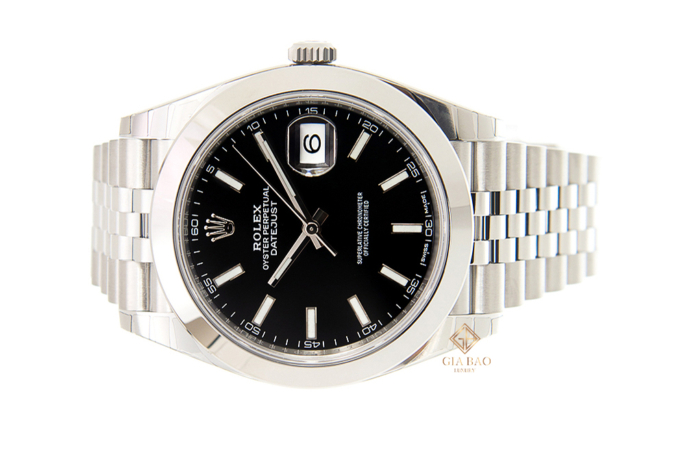 Đồng Hồ Rolex Datejust 41 126300 Mặt Số Đen