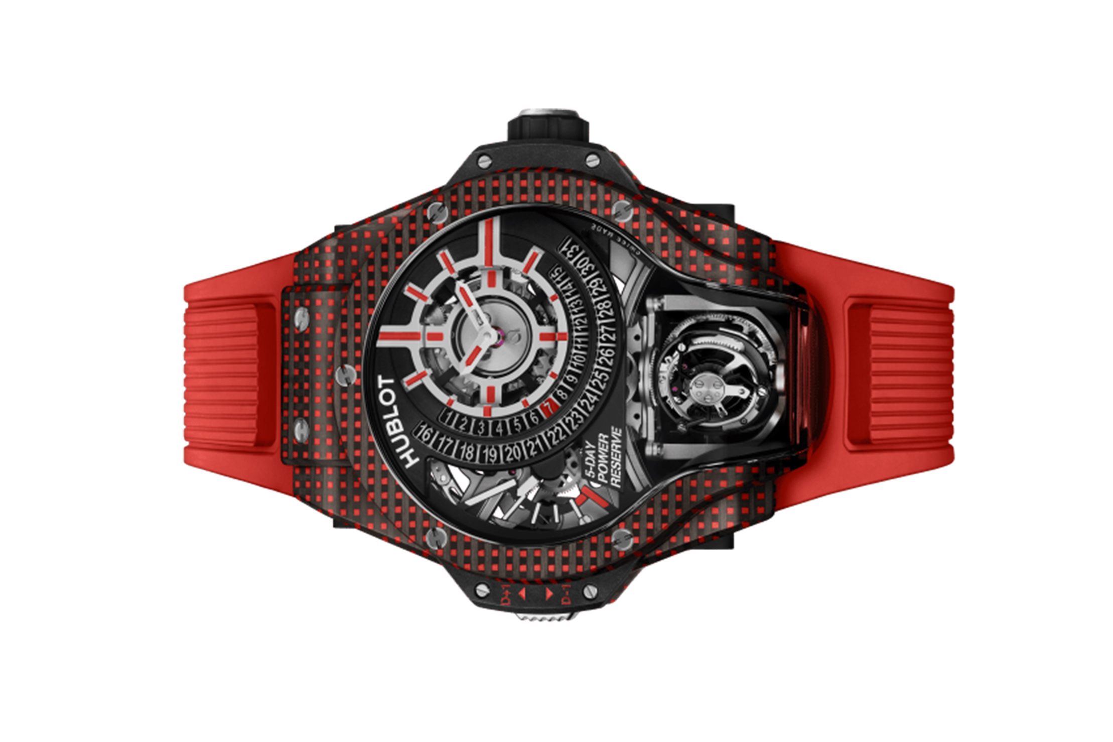 Đồng Hồ Hublot MP-09 Tourbillon Bi-Axis Red 3D Carbon 909.QDR.1120.RX