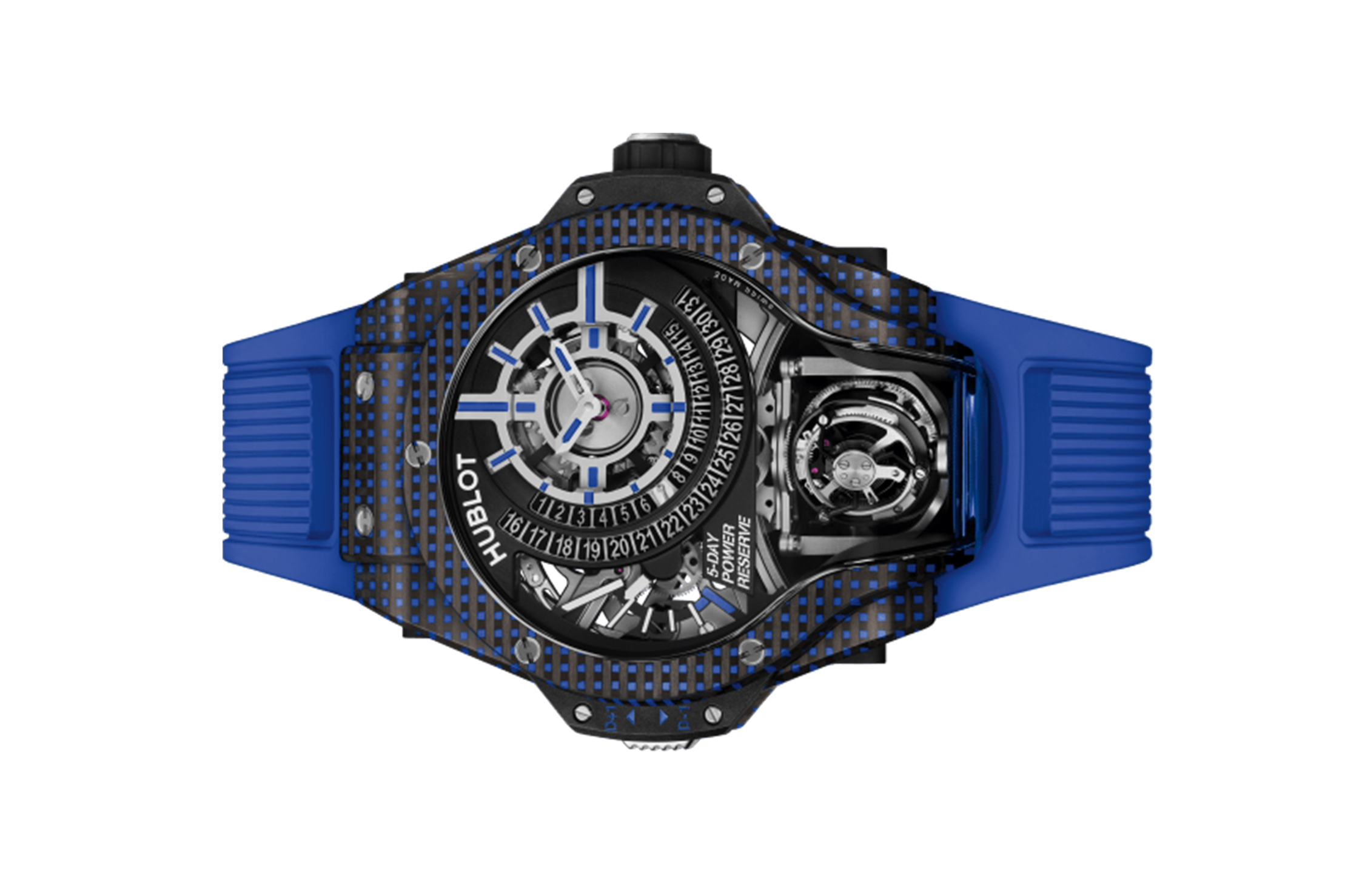 Đồng Hồ Hublot MP-09 Tourbillon Bi-Axis Blue 3d Carbon 909.QDB.1120.RX