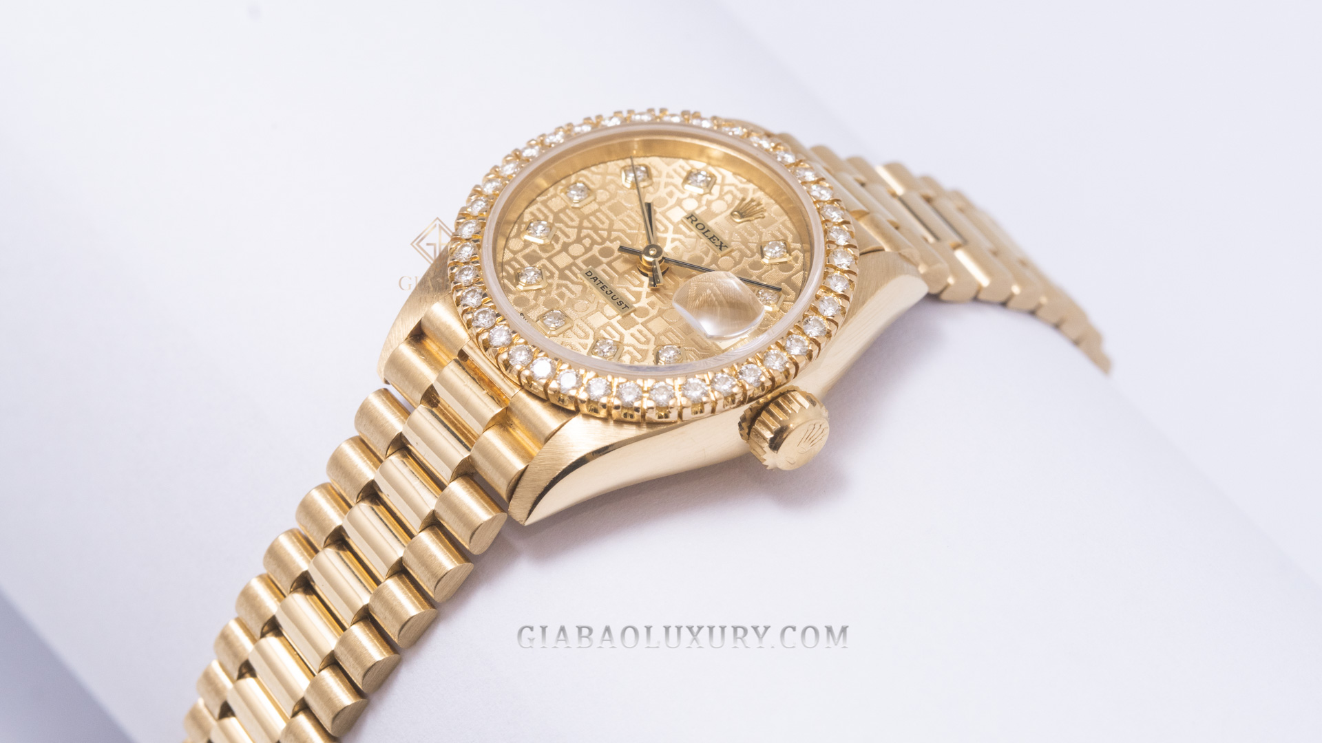 Đồng hồ Rolex Datejust 69178 Mặt số vi tính vàng Champagne