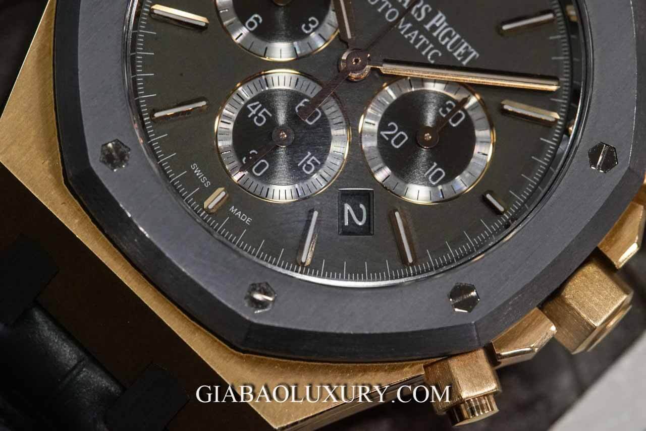 Đồng Hồ Audemars Piguet Royal Oak Chronograph Leo Messi Vàng Hồng