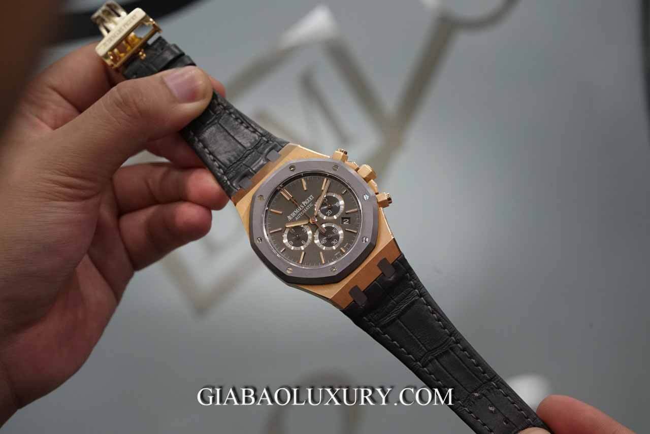 Đồng Hồ Audemars Piguet Royal Oak Chronograph Leo Messi Vàng Hồng