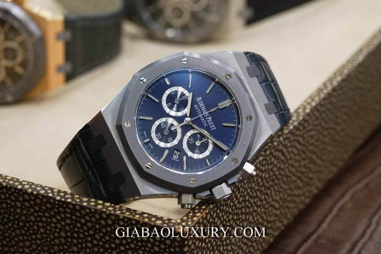 Đồng Hồ Audemars Piguet Royal Oak Chronograph Leo Messi Platinum