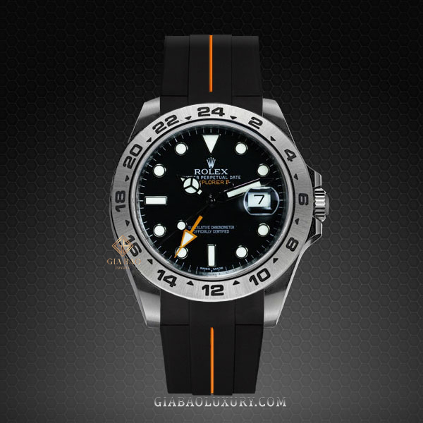 Dây Rubber B VulChromatic® cho Rolex Explorer II 216570