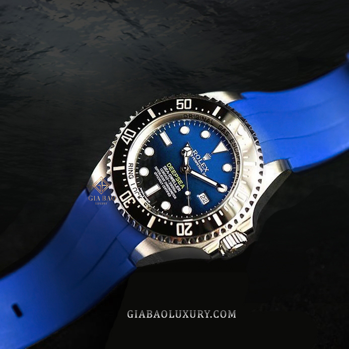 Dây Rubber B Flared Tang Series cho Rolex Sea-Dweller DEEPSEA 126660