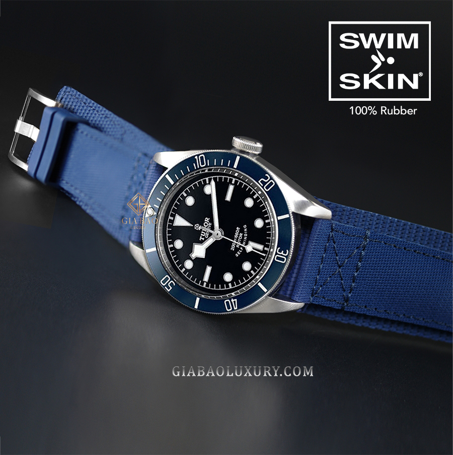 Dây Rubber B SwimSkin® Rubber Cuff Series cho Tudor Heritage Black Bay 41mm