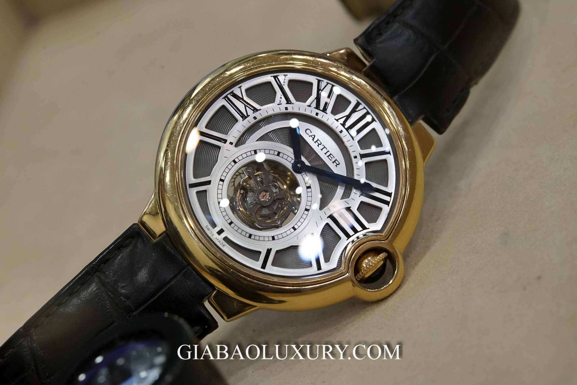 Đồng Hồ Cartier 3088 Ballon Bleu Flying Tourbillon