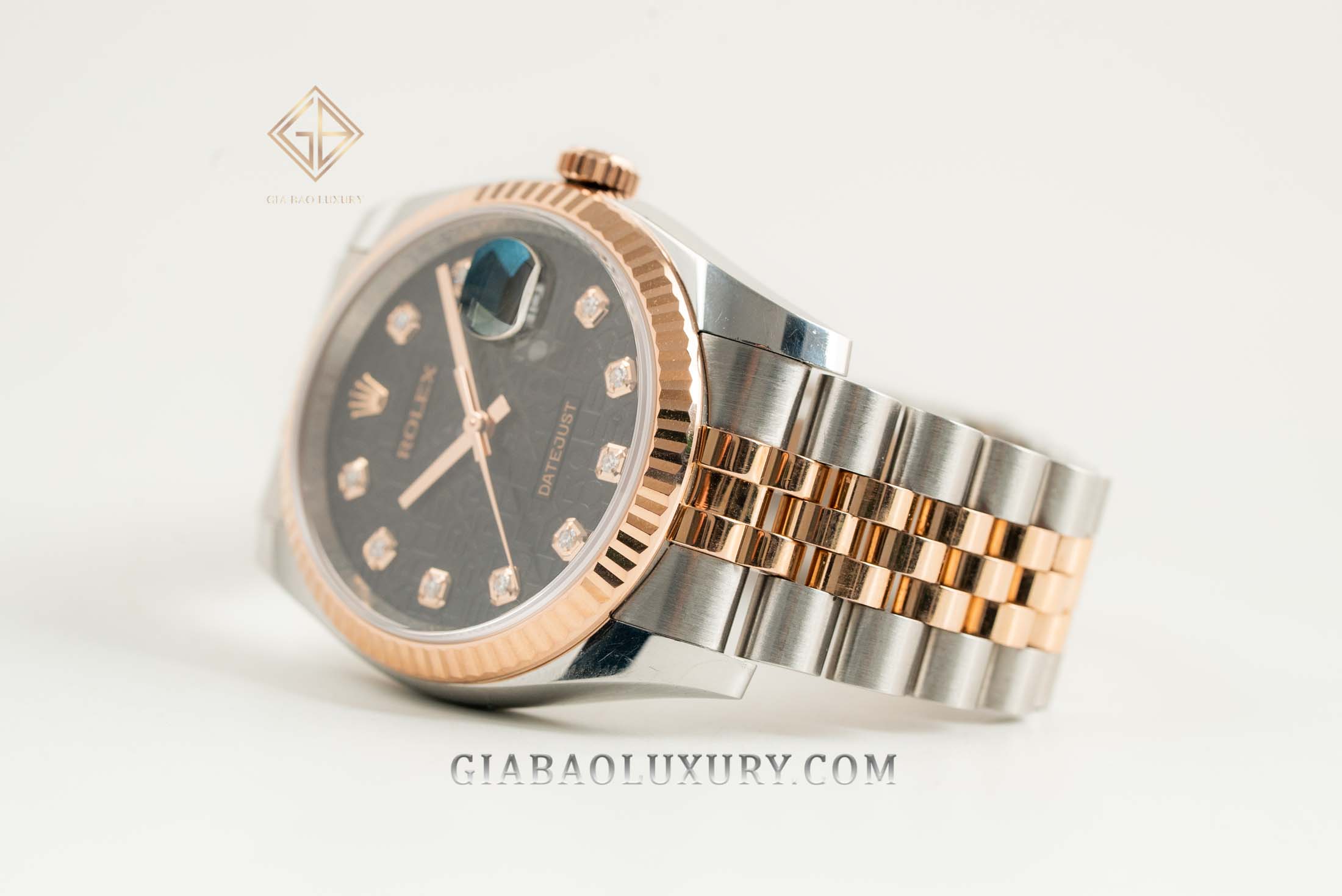 Đồng Hồ Rolex Datejust 36 116231 Mặt Số Vi Tính Đen