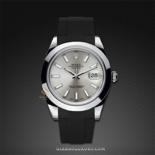 Dây Rubber B Classic Series cho Rolex Datejust II 116334