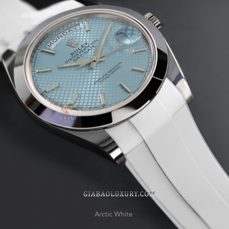 Dây Rubber B Tang Buckle Series cho Rolex Day-Date 238xxx và 228xxx