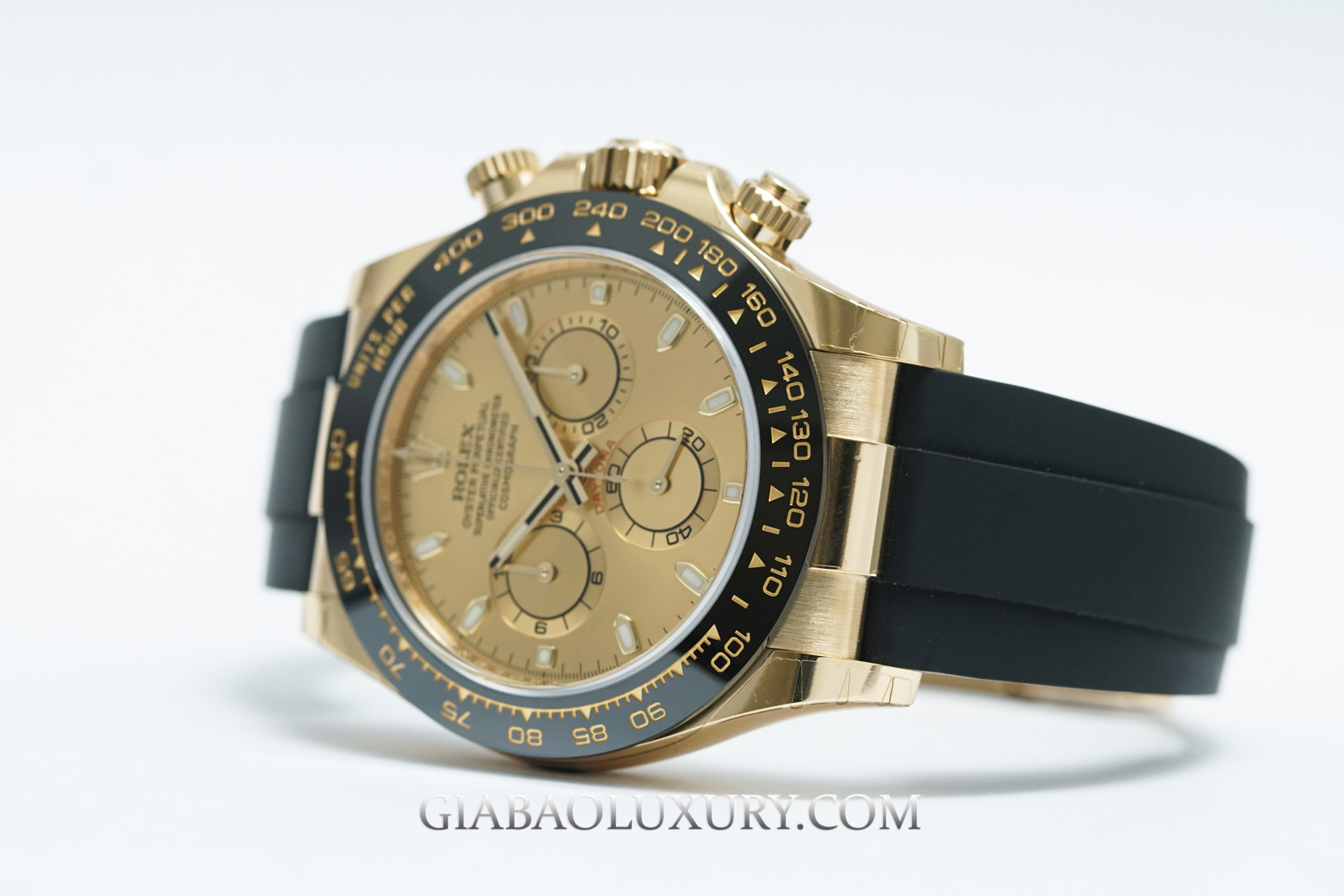 Đồng Hồ Rolex Cosmograph Daytona 116518LN Mặt Số Vàng Champange
