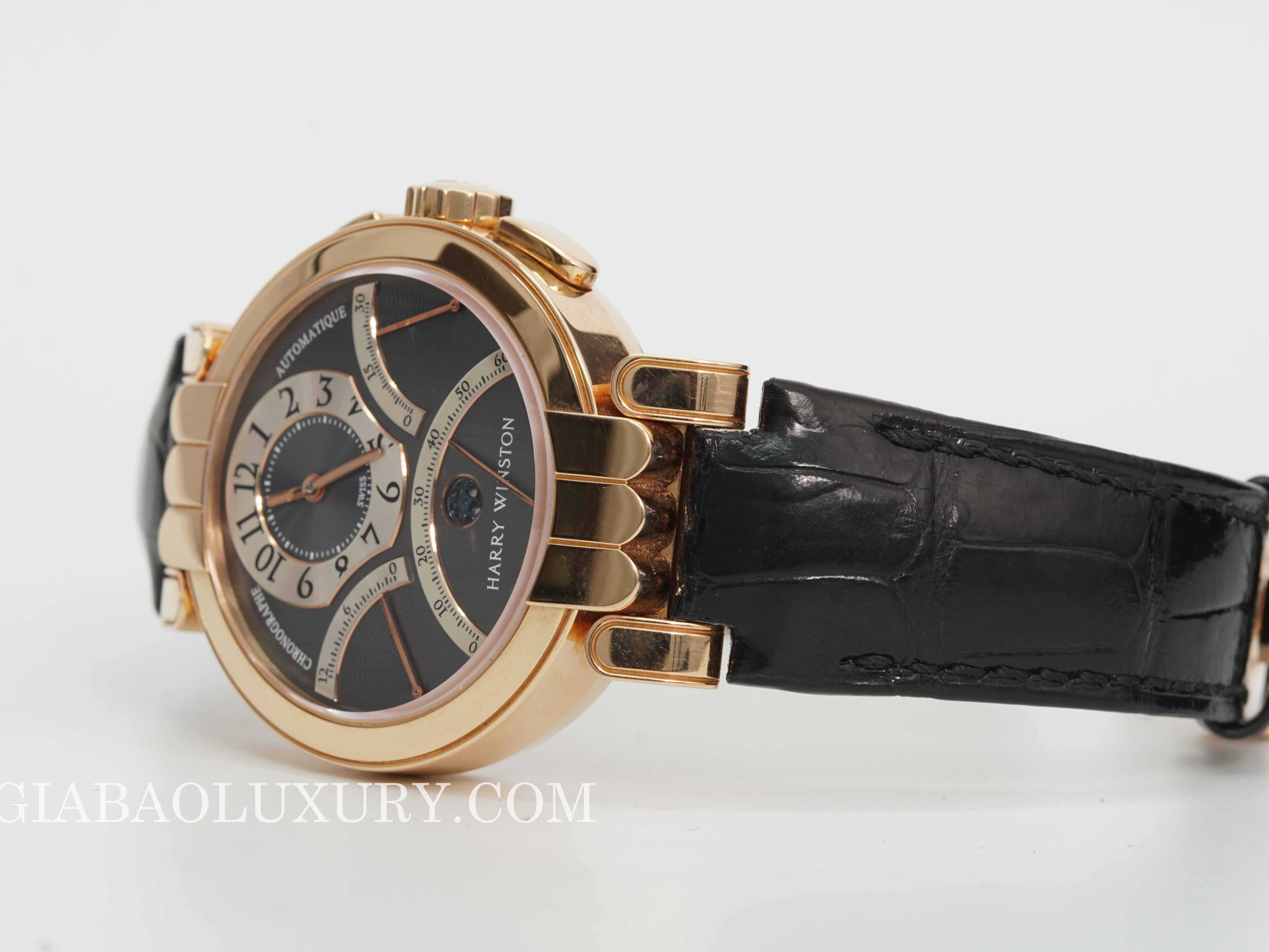 Đồng Hồ Harry Winston Premier Excenter Chronograph 200-MCRA39R