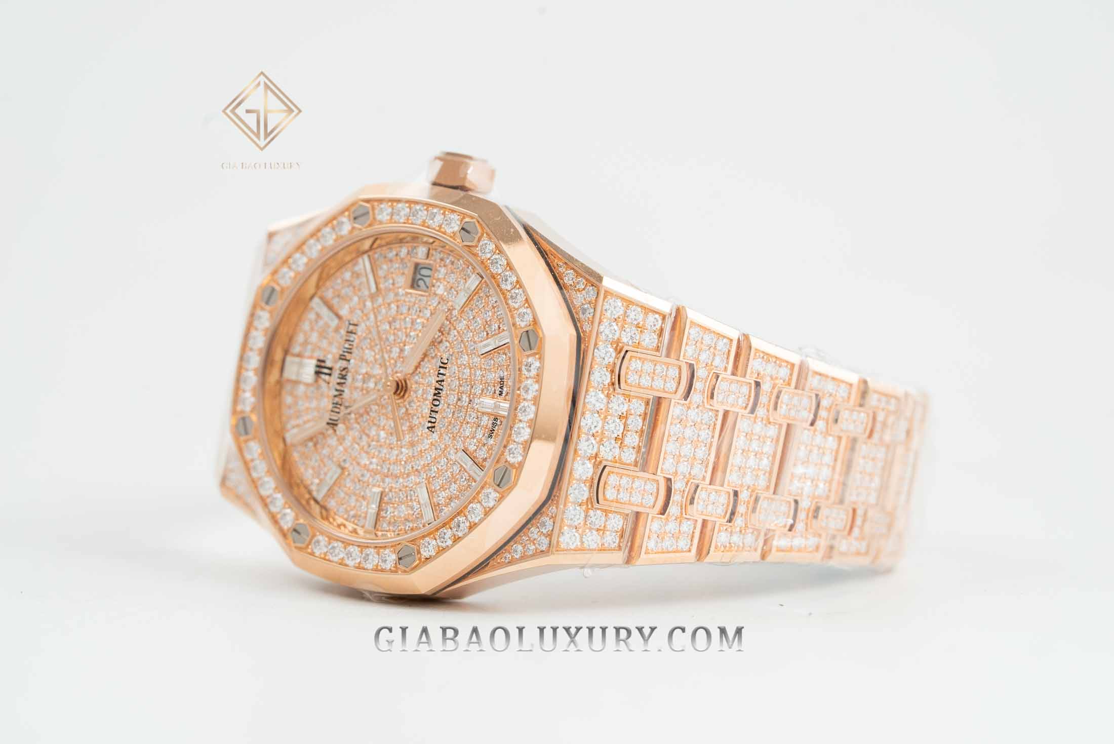 Đồng hồ Audemars Piguet Royal Oak 37 Selfwinding Diamonds 15452OR.ZZ.1258OR.02