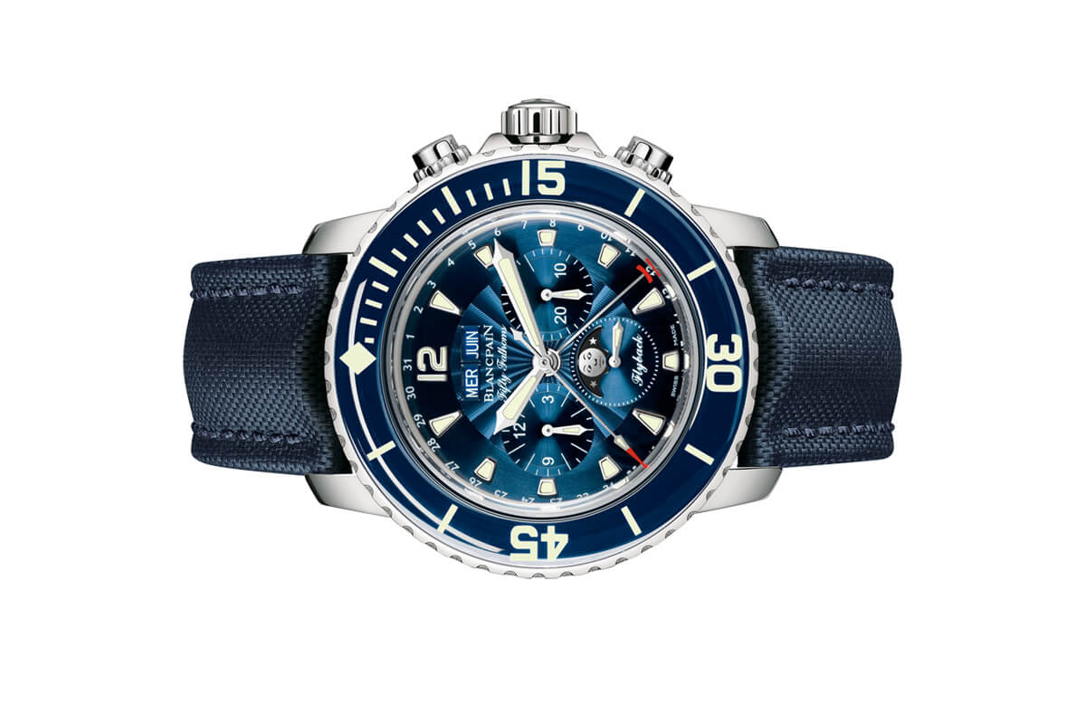 Đồng Hồ Blancpain Fifty Fathoms Chronographe Flyback Quantième Complet 5066F-1140-52B