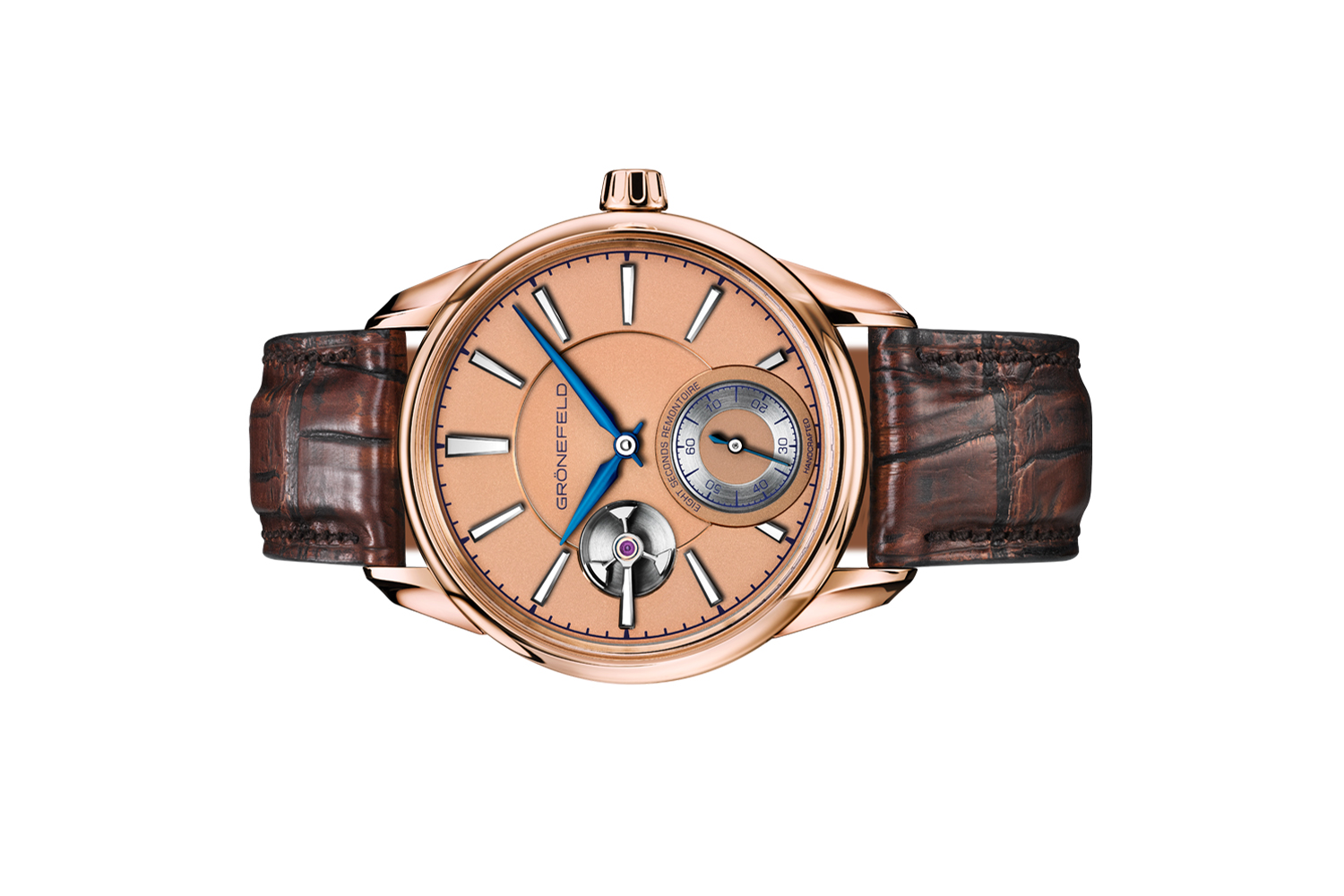 Đồng Hồ Grönefeld 1941 Remontoire Mặt Số Salmon