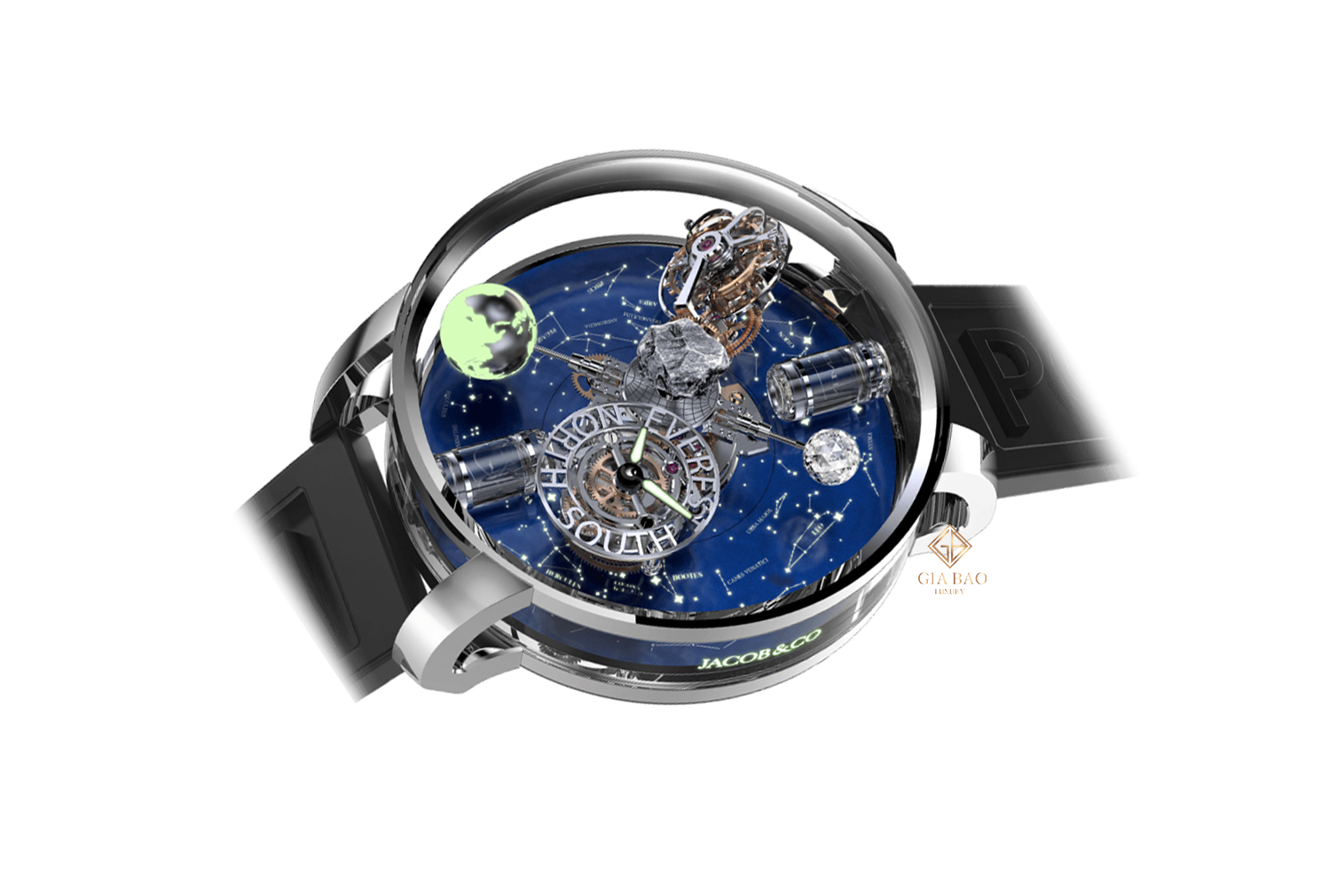 Đồng Hồ Jacob \u0026 Co Astronomia Tourbillon Everest AT112.30.AA.AA.A