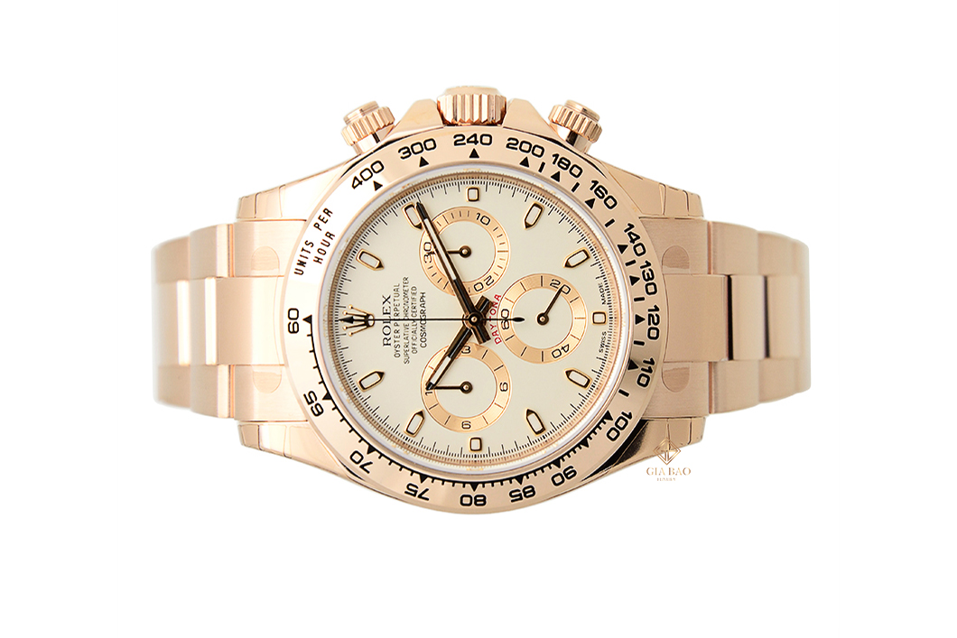 Đồng Hồ Rolex Cosmograph Daytona 116505 Mặt Số Màu Ngà
