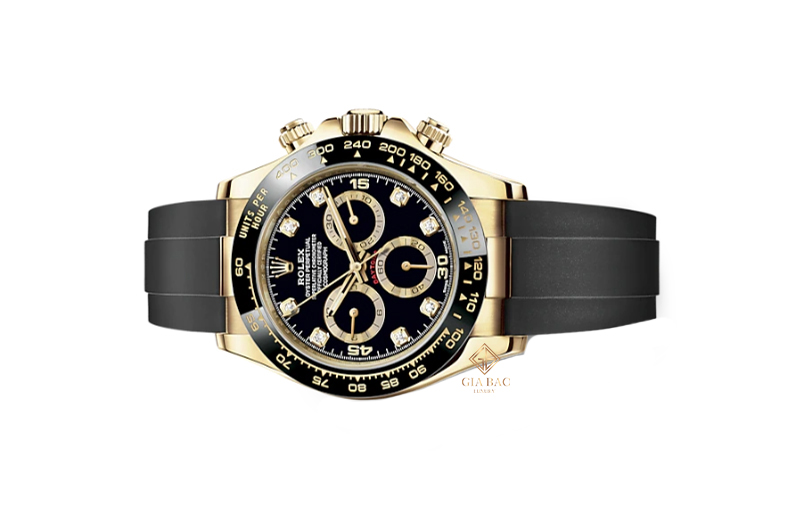 Đồng Hồ Rolex Cosmograph Daytona 116518LN Mặt Số Đen Cọc Số Kim Cương (New Model 2021)