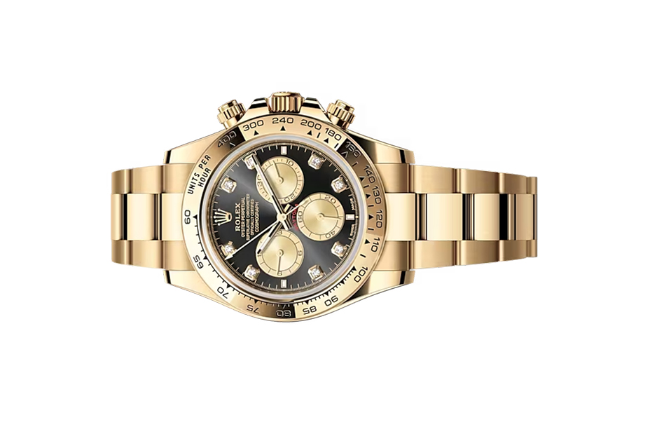 Đồng Hồ Rolex Cosmograph Daytona 126508 Mặt Số Đen Sáng Cọc Số Kim Cương