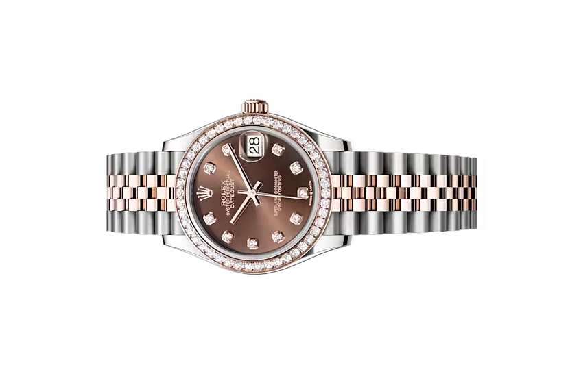 Đồng Hồ Rolex Datejust 31 278381RBR Mặt Số Chocolate Cọc Số Kim Cương