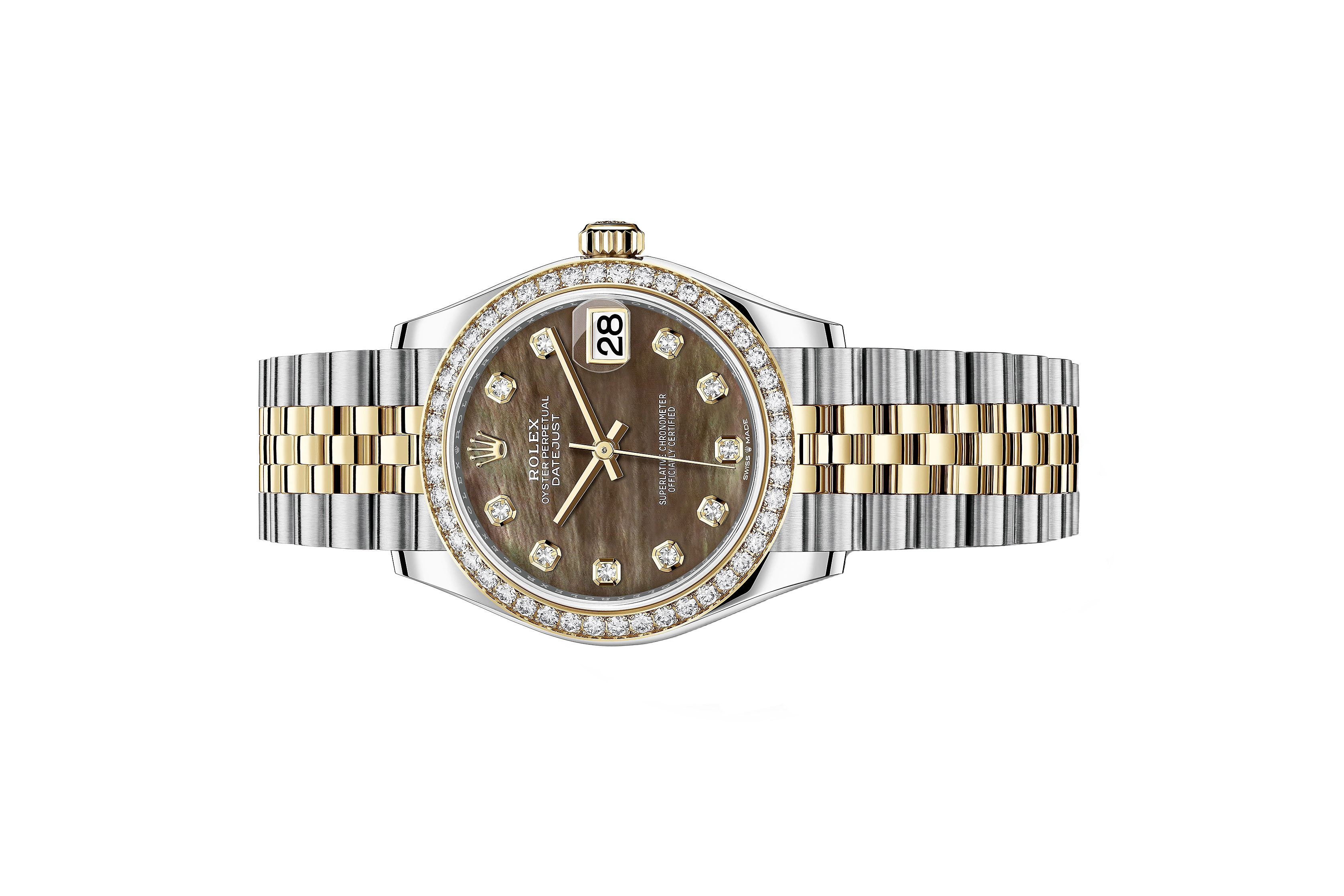 Đồng Hồ Rolex Datejust 31 278383RBR Mặt Số Xà Cừ Tím