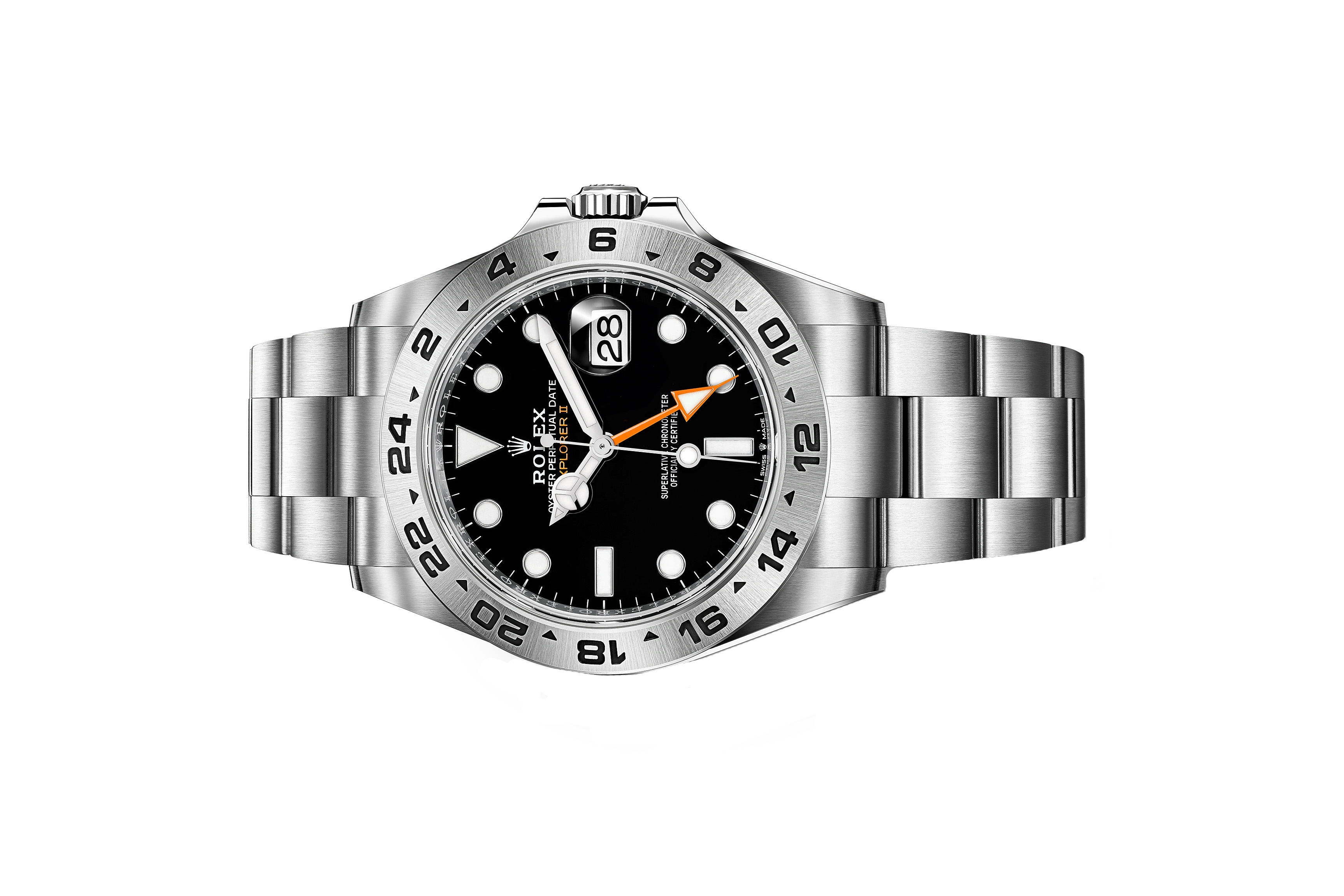 Đồng Hồ Rolex Explorer II 226570 Mặt Số Đen