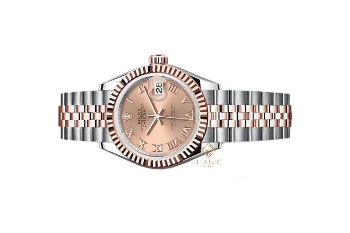 Đồng Hồ Rolex Lady-Datejust 279171 Mặt Số Hoa Hồng Cọc Số La Mã