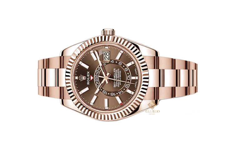 Đồng Hồ Rolex Sky Dweller 326935 Mặt Số Chocolate