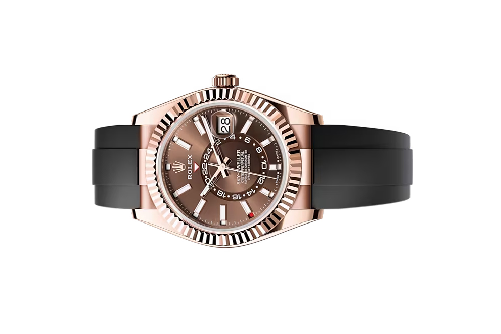 Đồng Hồ Rolex Sky Dweller 336235 Mặt Số Chocolate