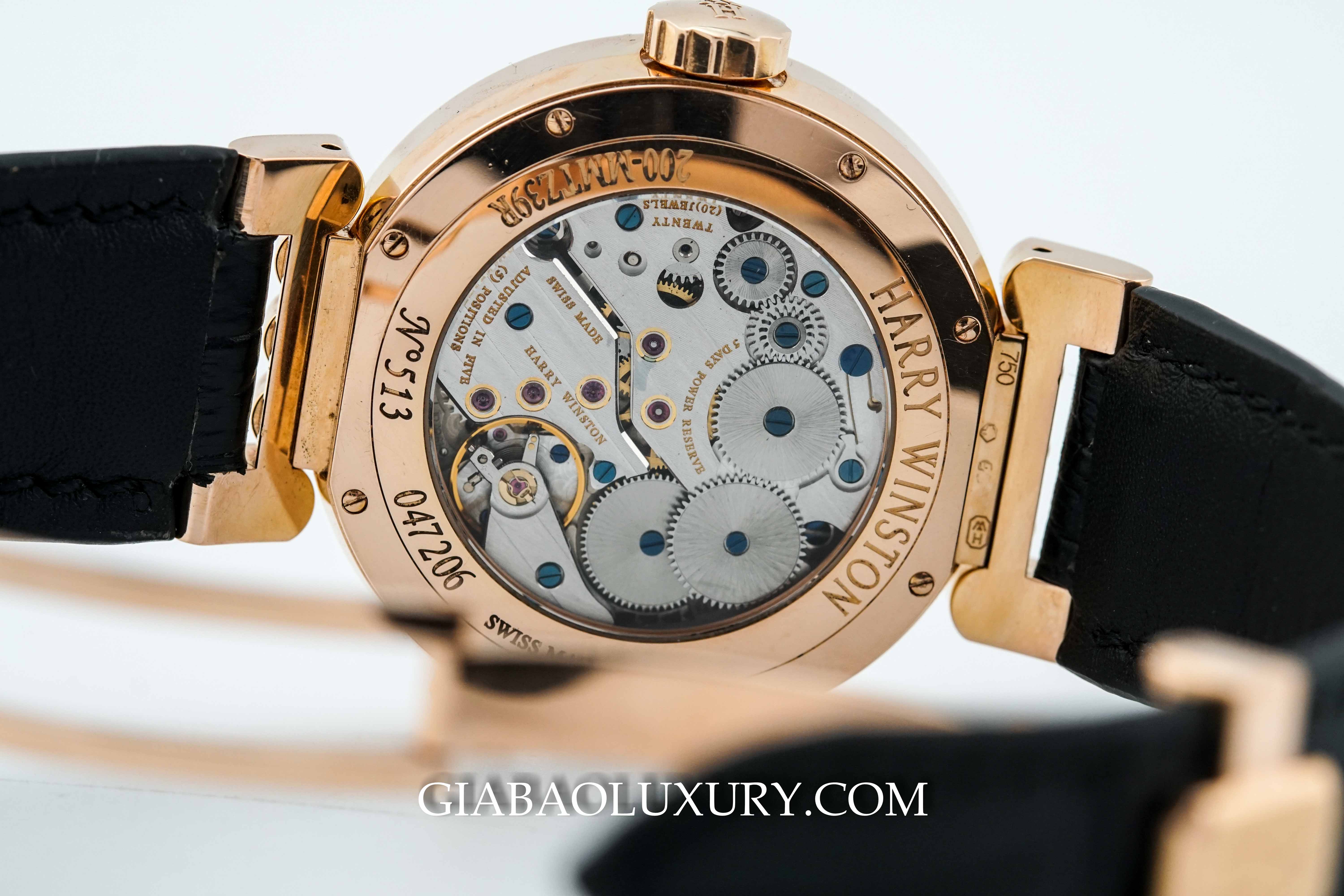 Đồng Hồ Harry Winston Premier Excenter Time Zone 200-MMTZ39R