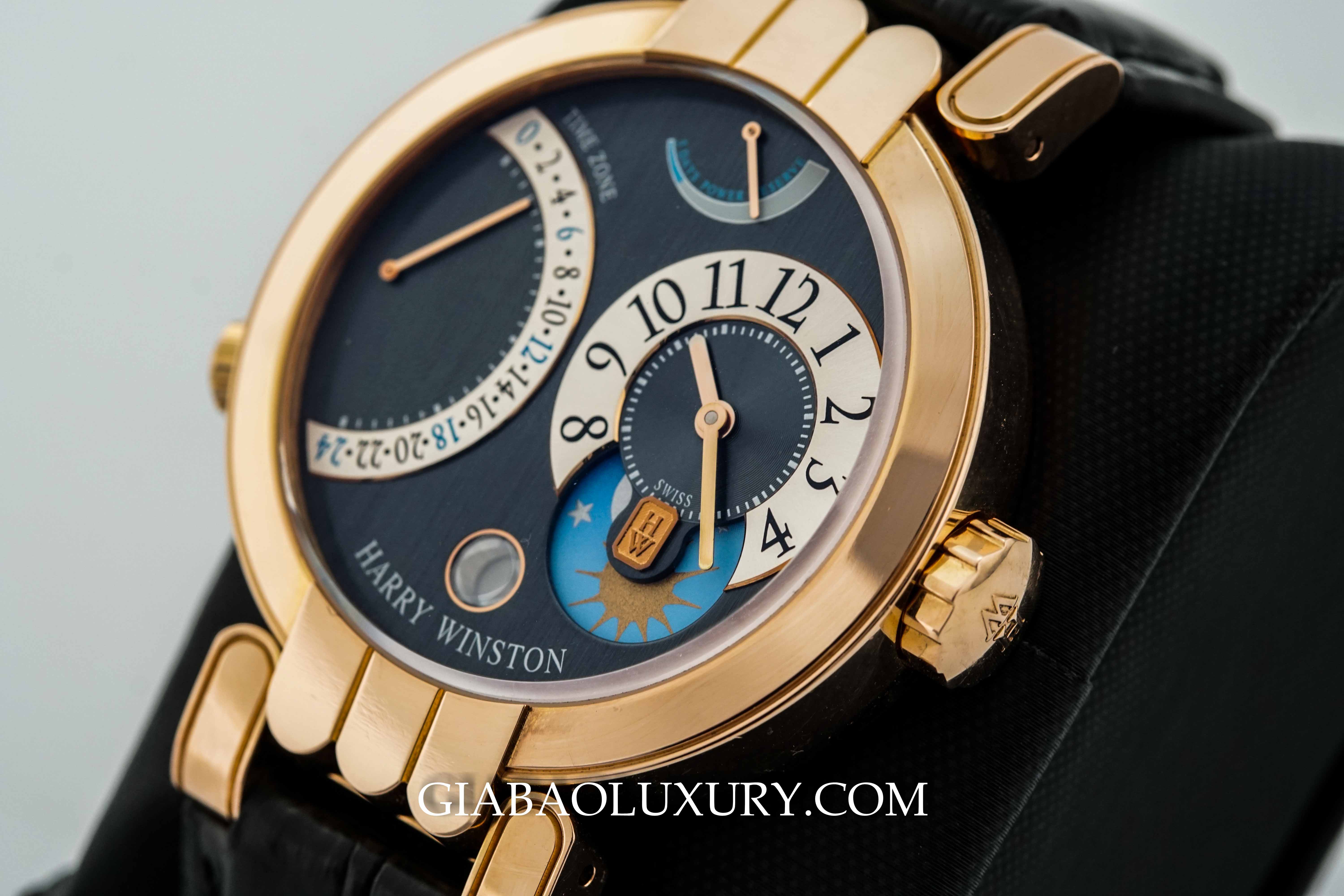 Đồng Hồ Harry Winston Premier Excenter Time Zone 200-MMTZ39R