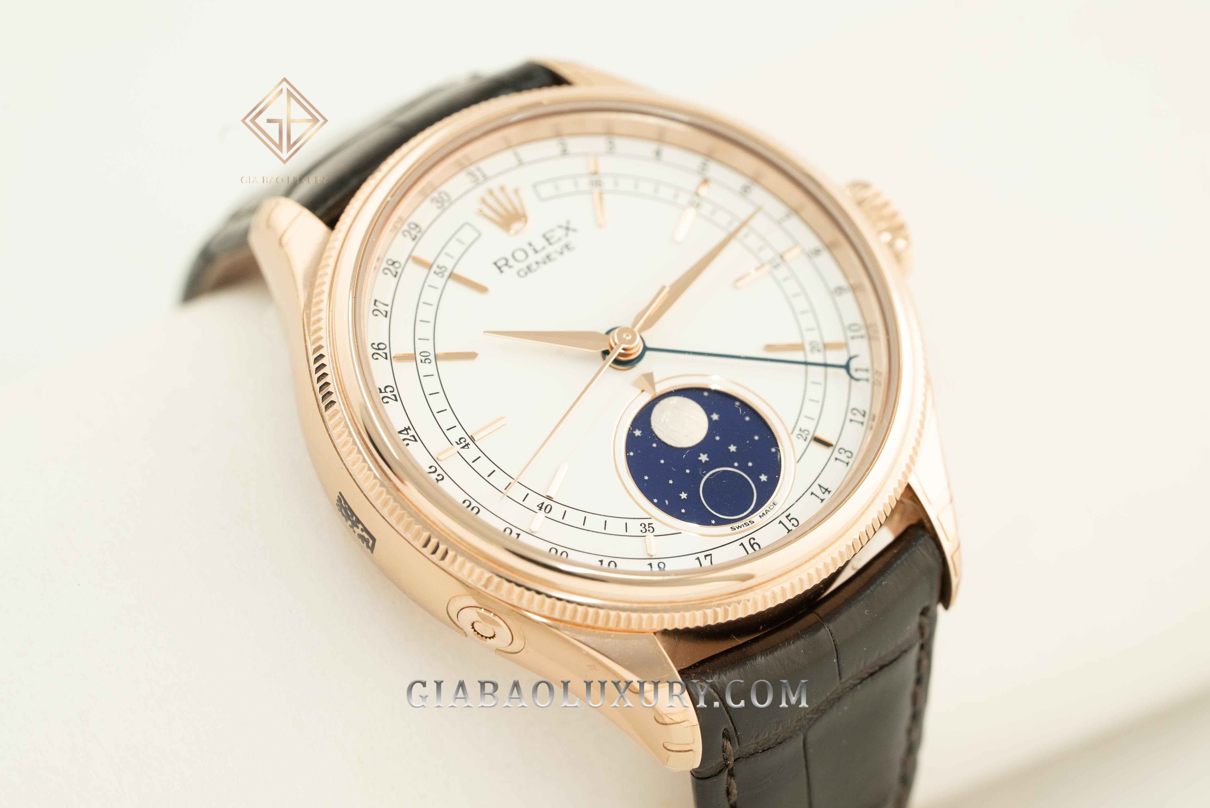 Đồng Hồ Rolex Cellini Moonphase 50535