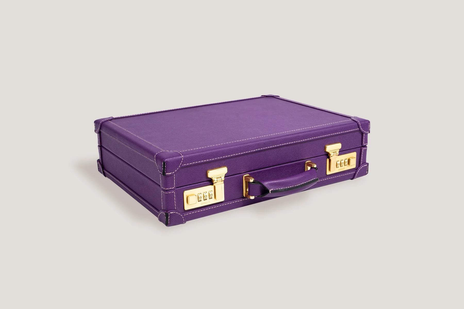 Hộp đựng đồng hồ Bosphorus Leather SAFFIANO PURPLE