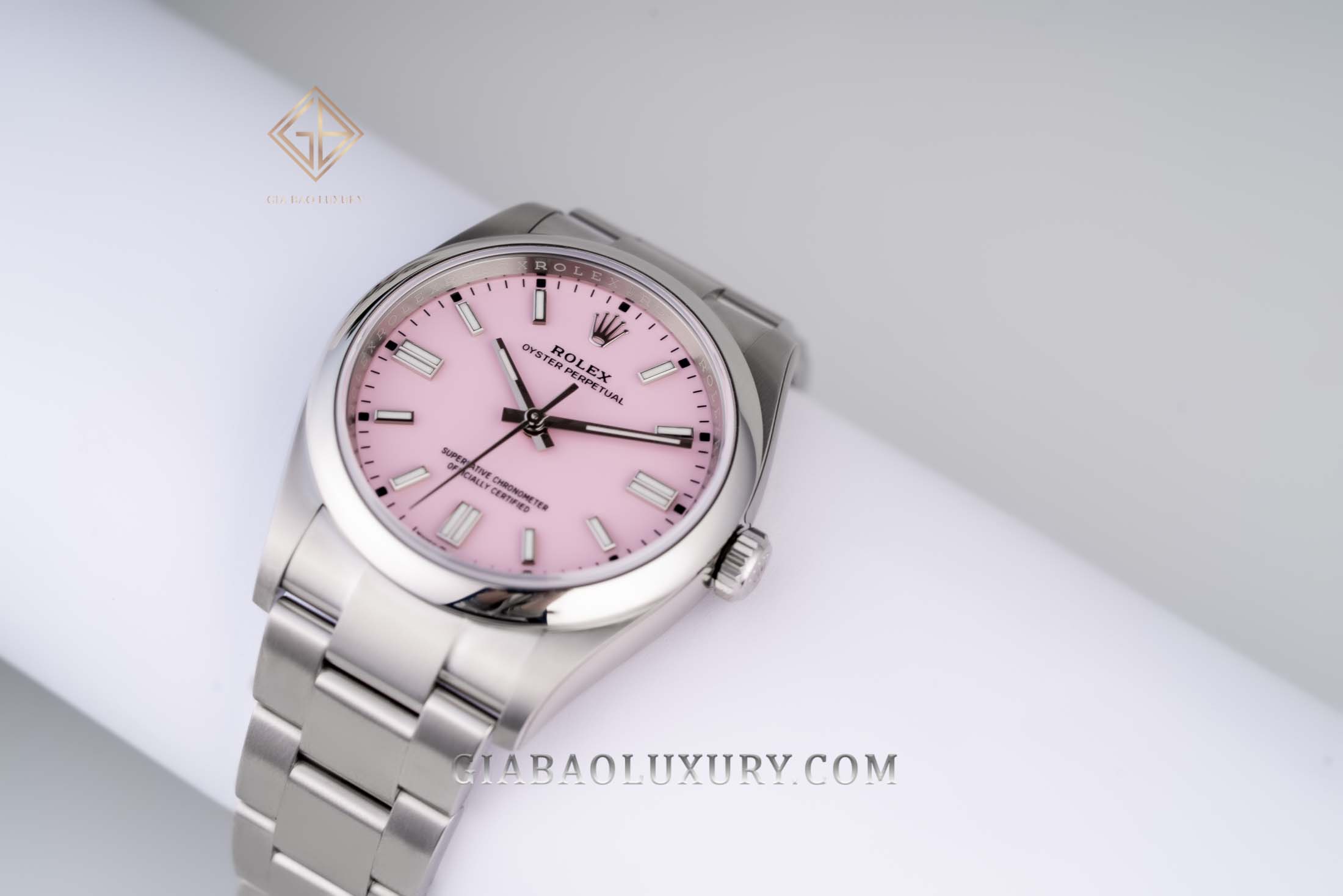 Đồng Hồ Rolex Oyster Perpetual 36 126000 Mặt Số Hồng Candy