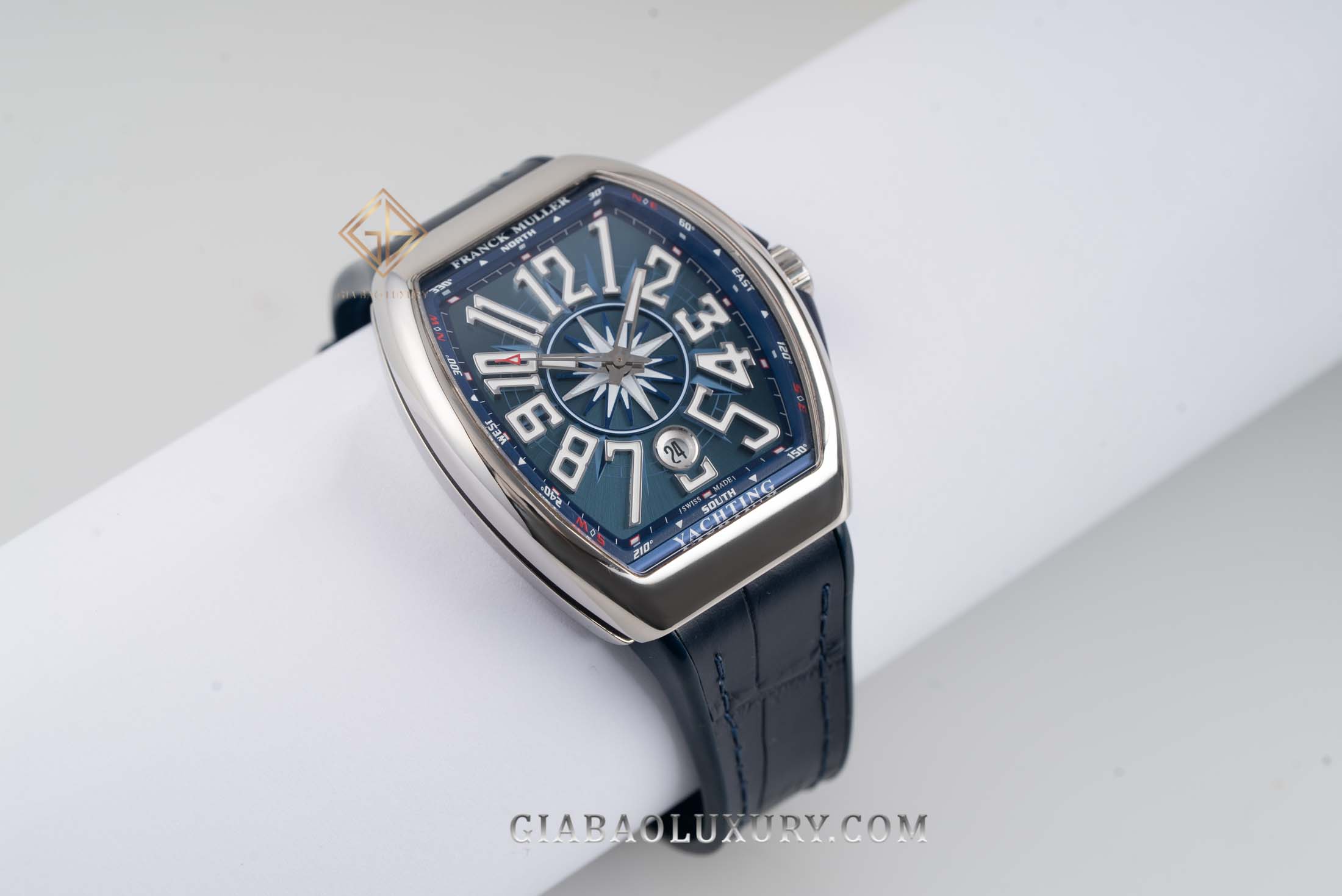 Đồng Hồ Franck Muller Vanguard Yachting V 41 SC DT Mặt Số Xanh