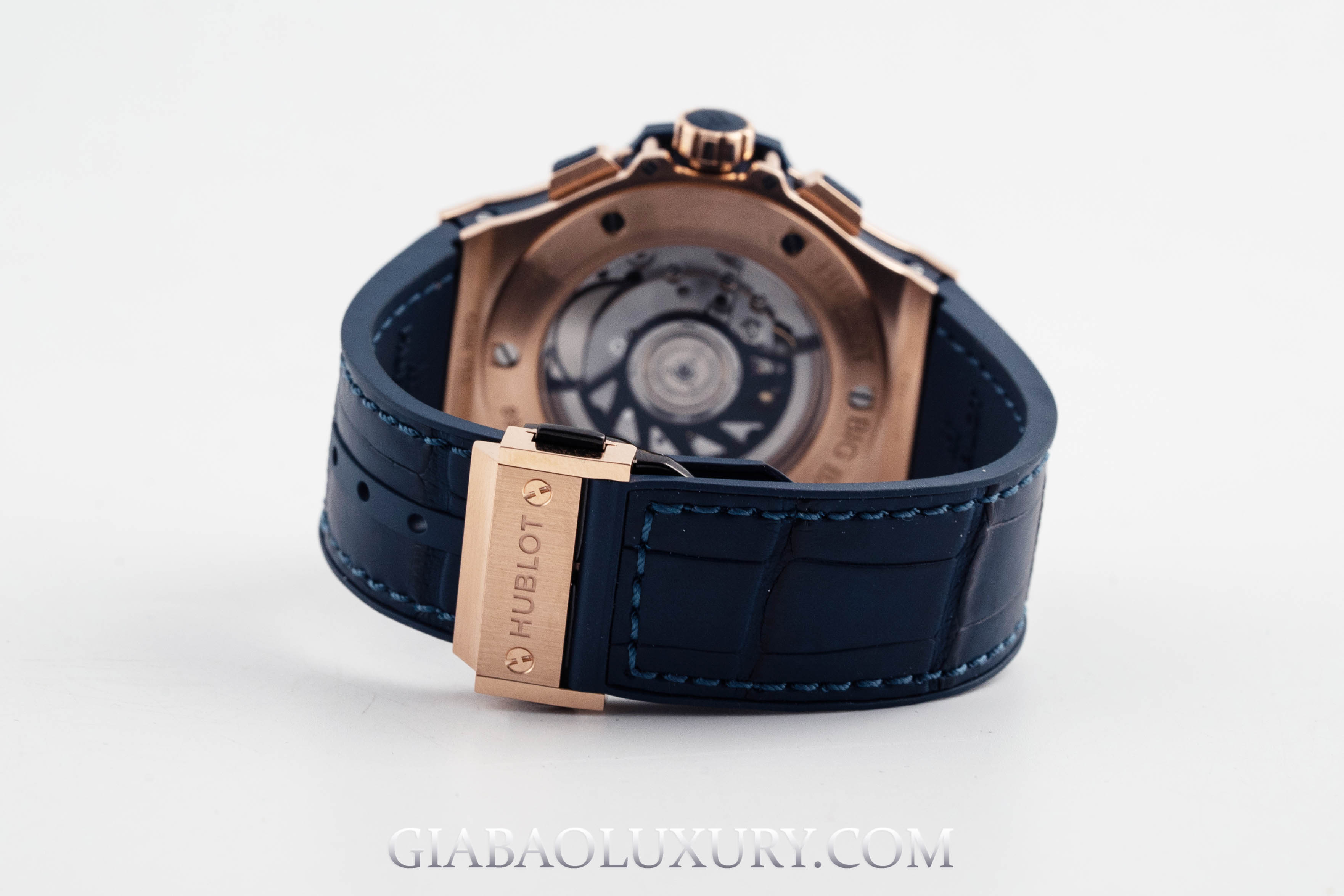 Đồng Hồ Hublot Big Bang Gold Blue Diamonds 41mm 341.PX.7180.LR.1204