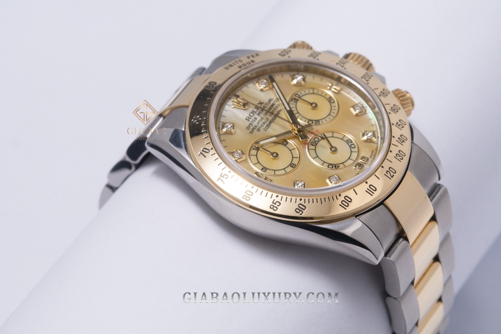 Đồng Hồ Rolex Cosmograph Daytona 116523 Mặt Ốc Vàng
