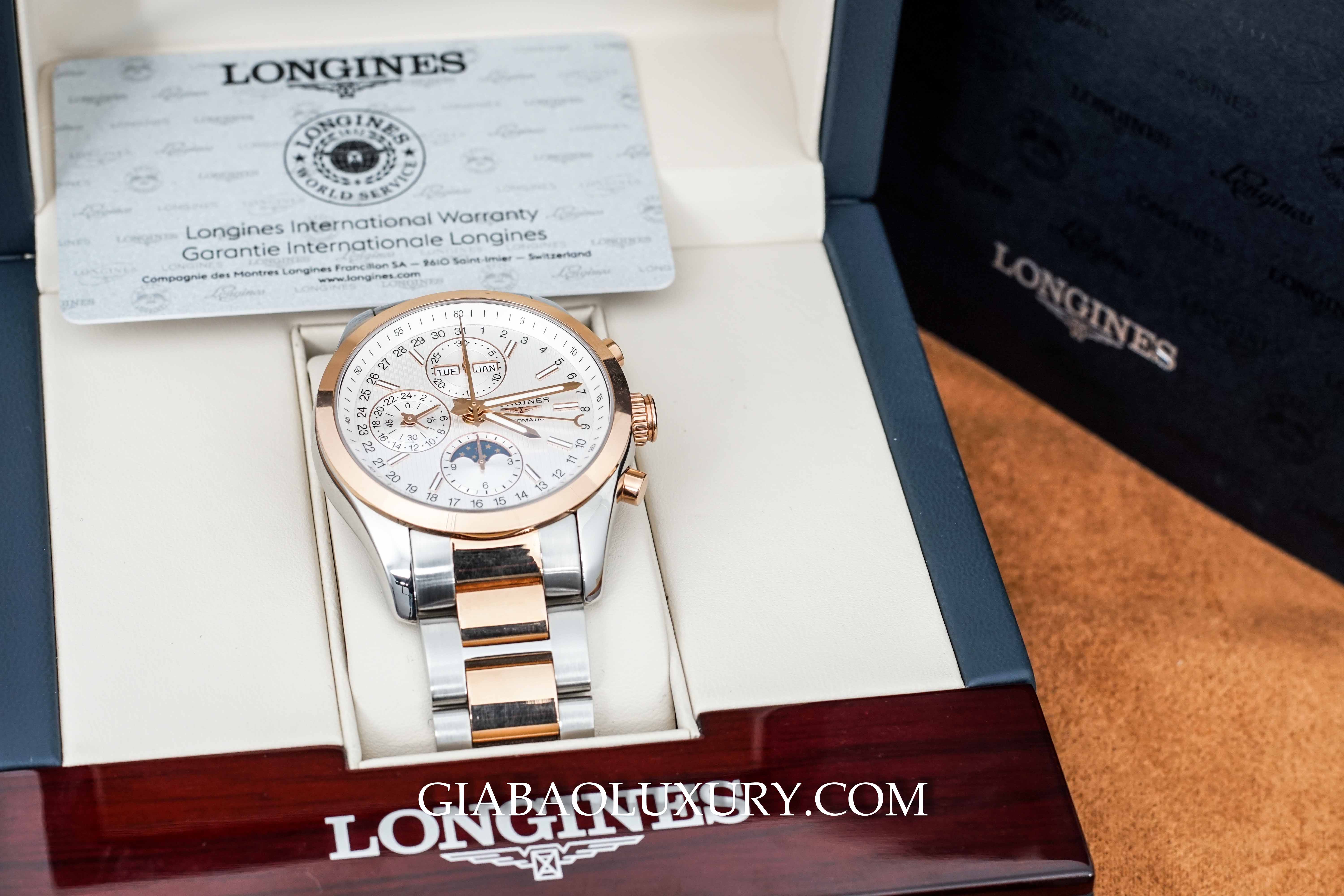 Đồng Hồ Longines Conquest Chronograph MoonPhase L2.798.5.72.7