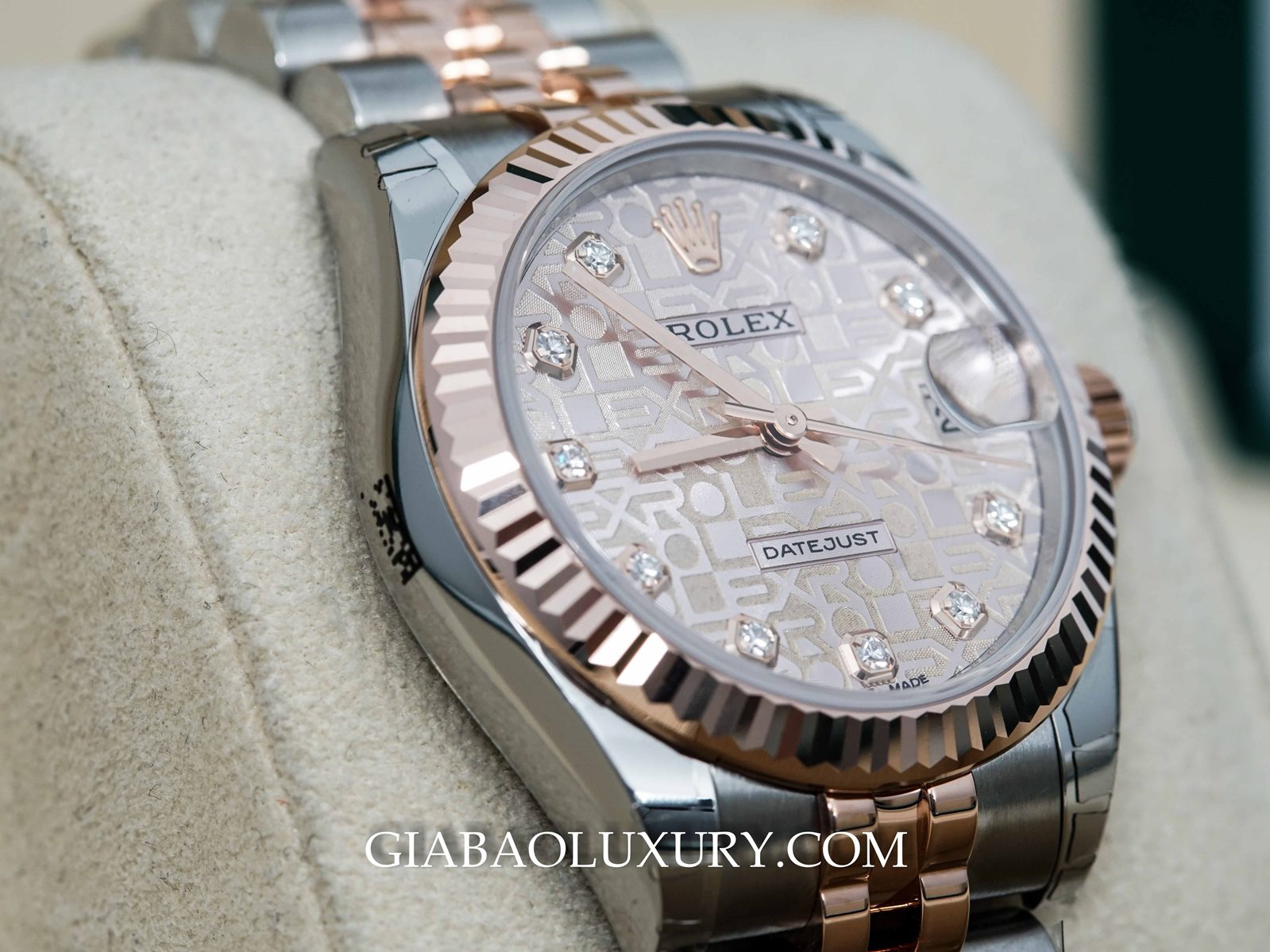 Đồng hồ Rolex Lady-Datejust 178271 Mặt Số Vi Tính Hồng