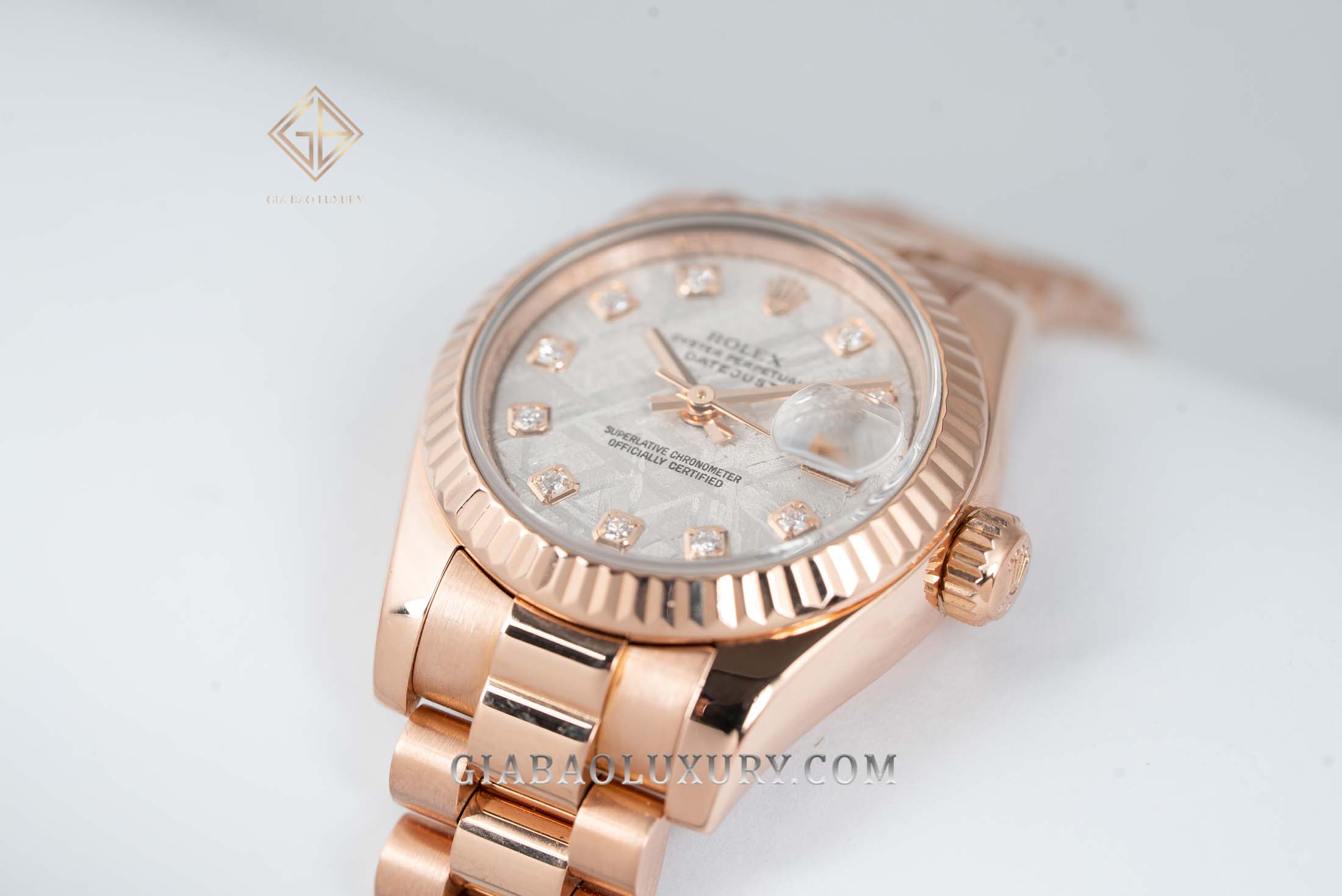 Đồng Hồ Rolex Lady Datejust 179175 Mặt Số Thiên Thạch