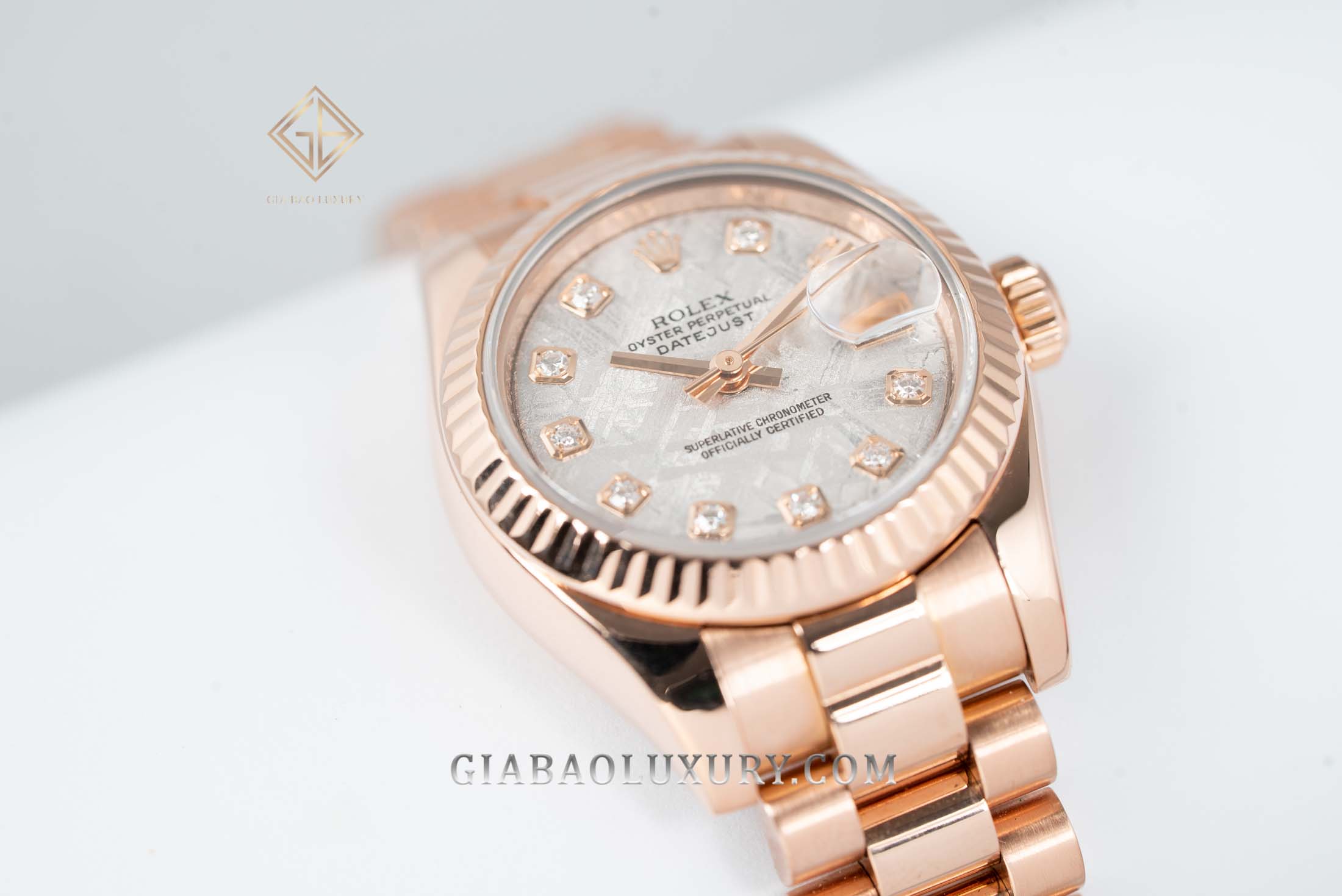 Đồng Hồ Rolex Lady Datejust 179175 Mặt Số Thiên Thạch