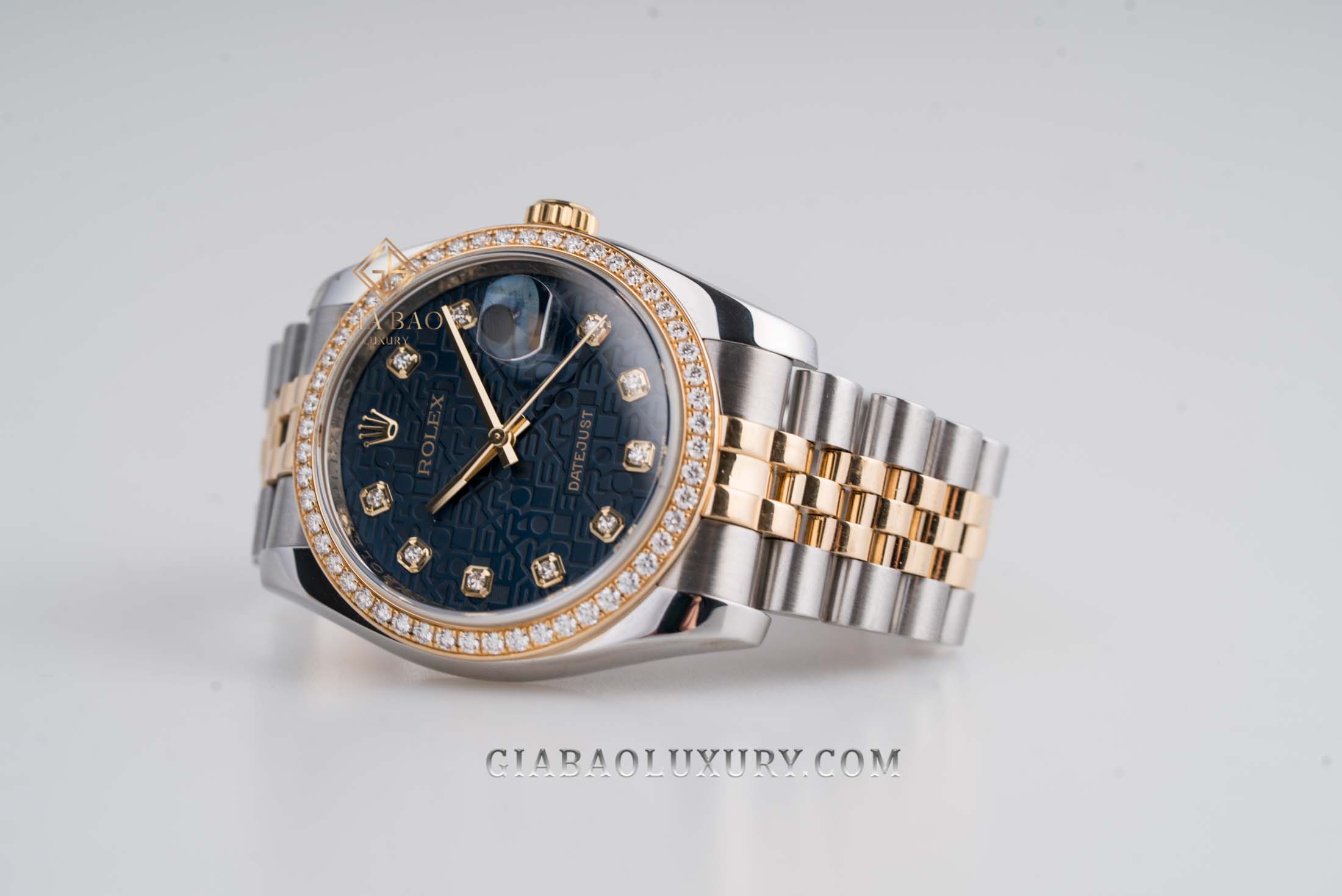 Đồng Hồ Rolex Datejust 36 116243 Mặt Số Vi Tính Xanh