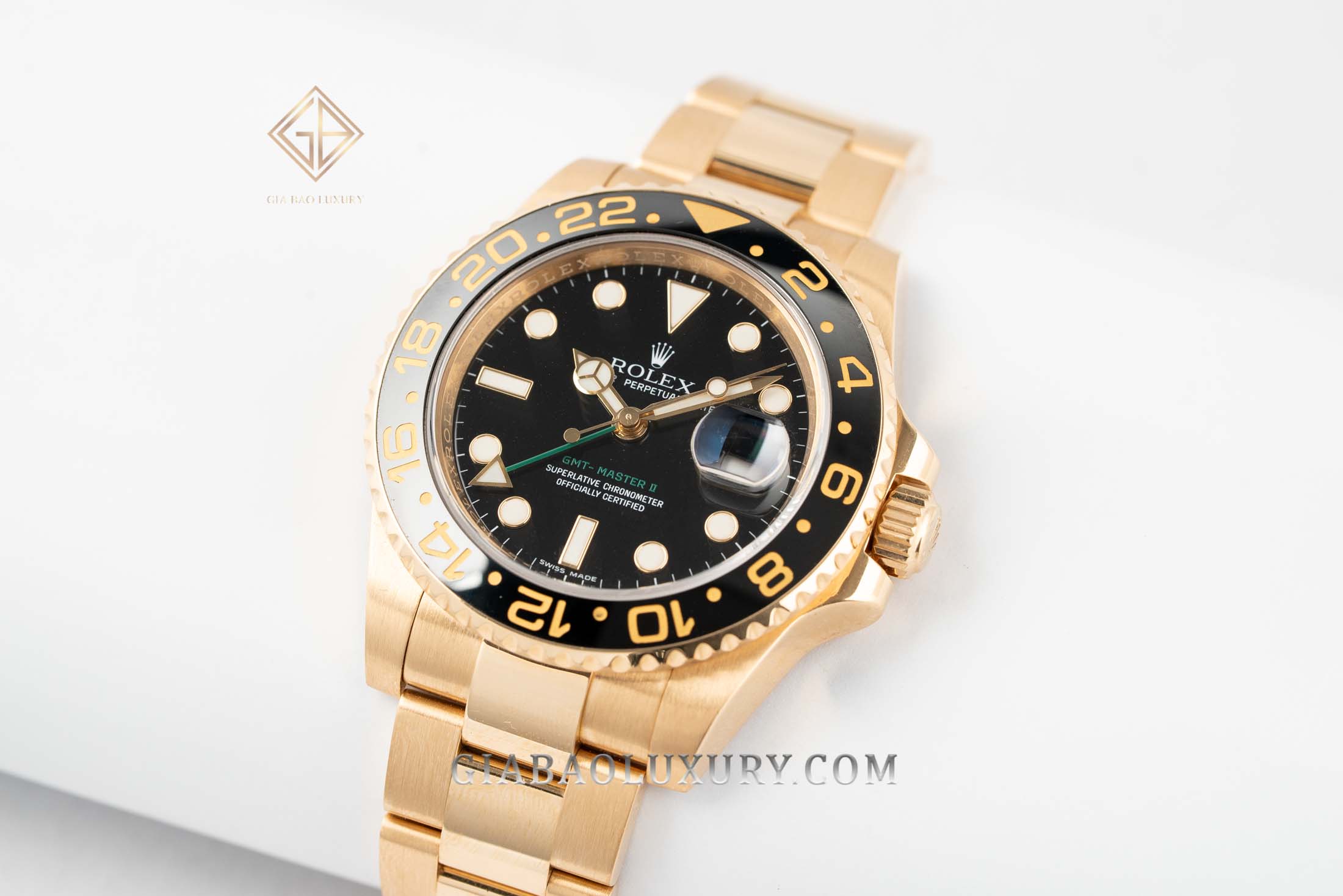 Đồng Hồ Rolex GMT-Master II 116718LN Mặt Số Đen